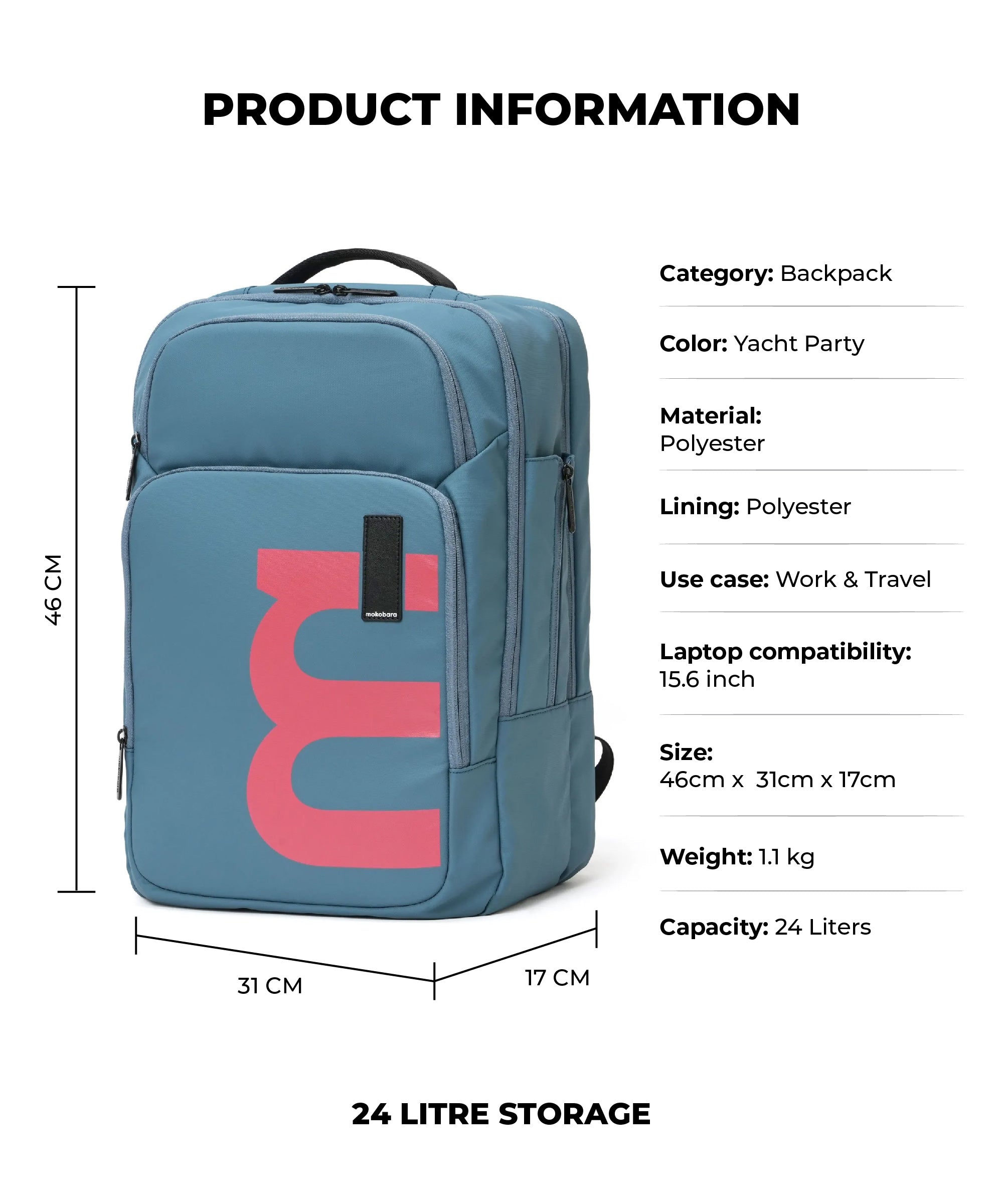 Color_Yacht Party | The Em Overnighter Backpack