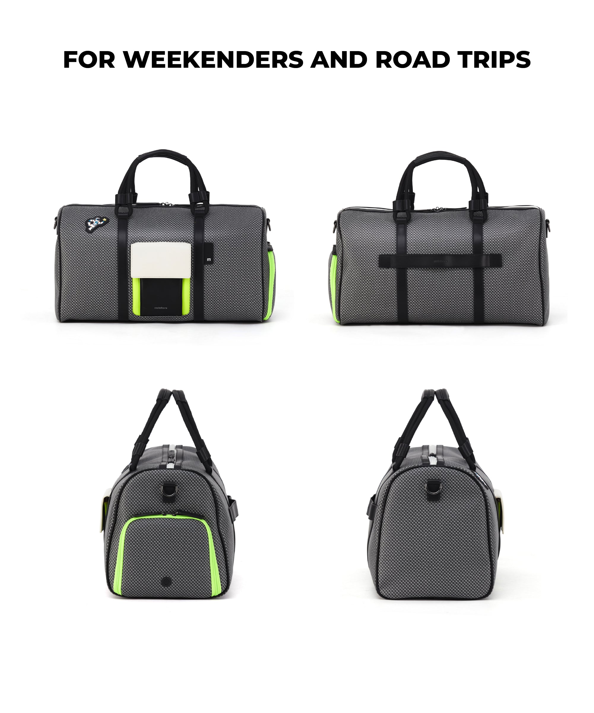 Color_Black sesame | The Heist Duffle