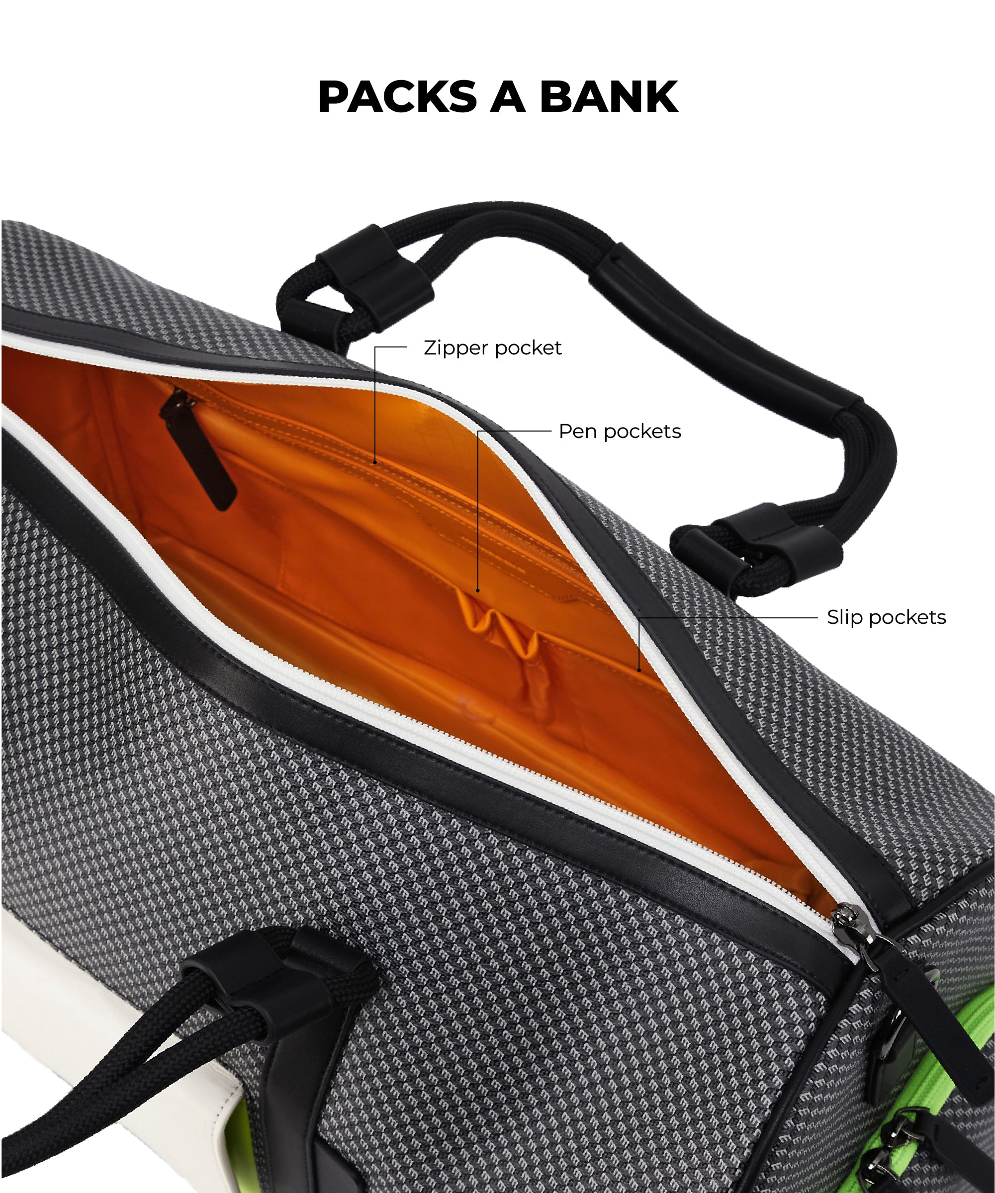 Color_Black sesame | The Heist Duffle