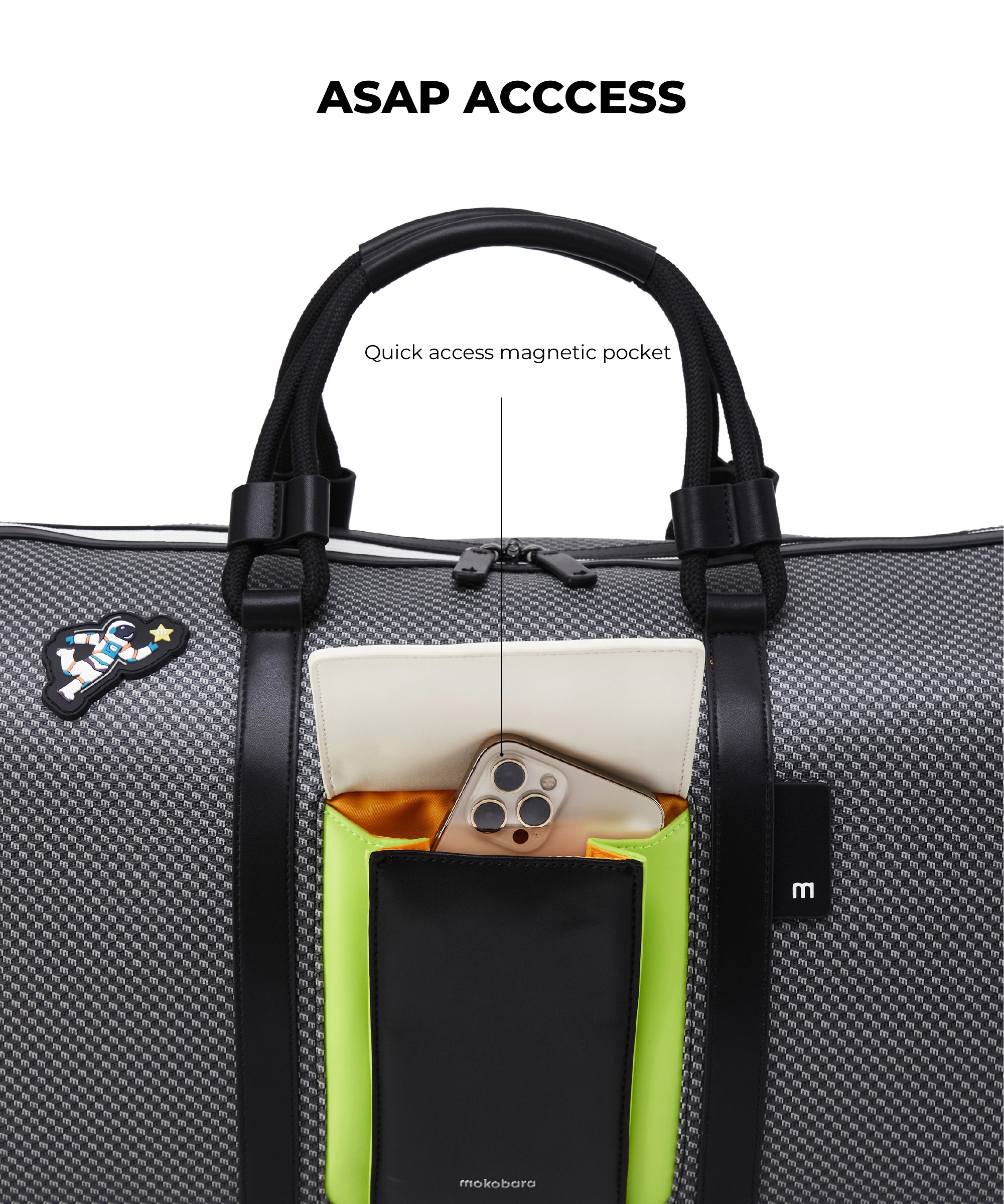 Color_Black sesame | The Heist Duffle