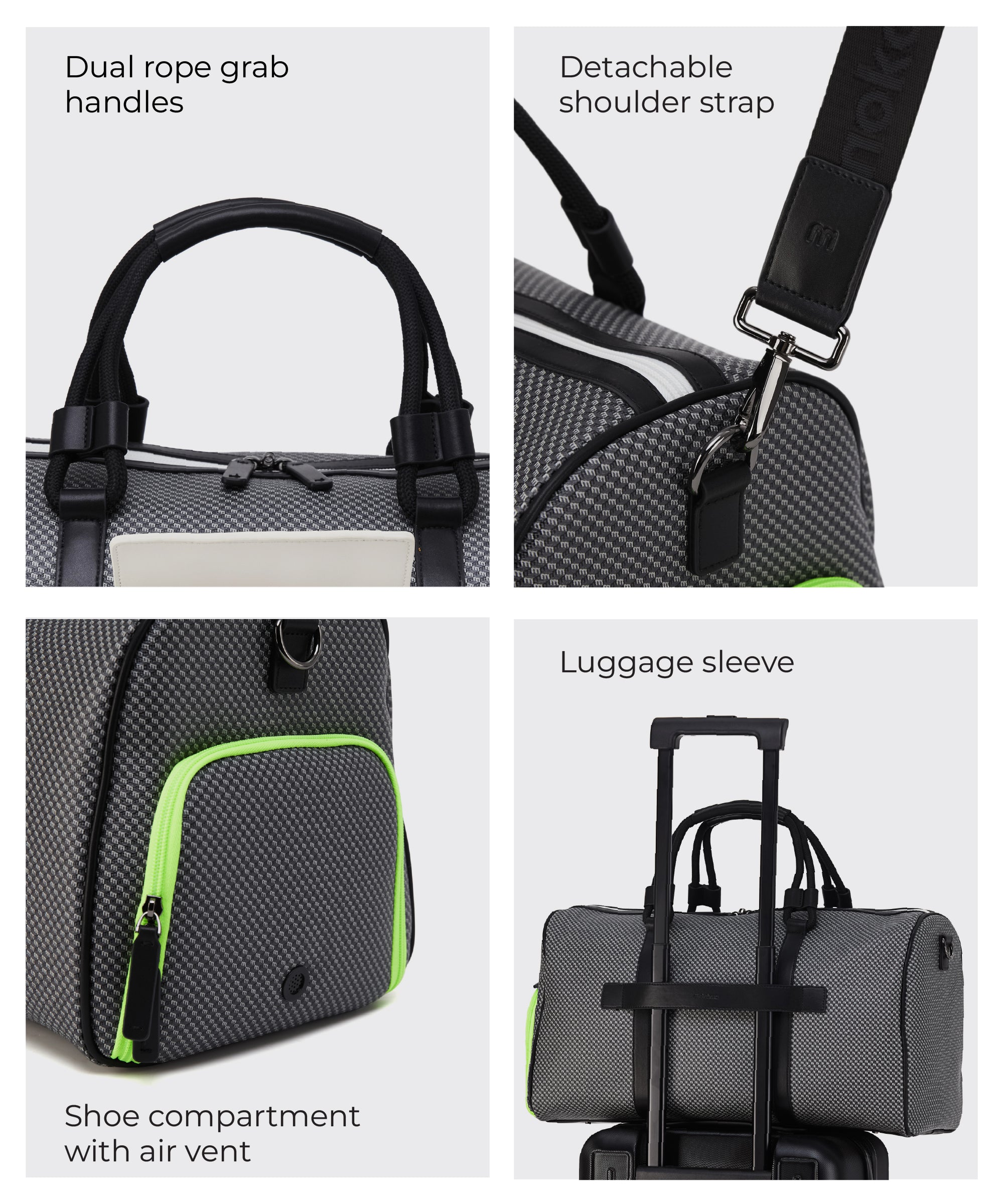 Color_Black sesame | The Heist Duffle