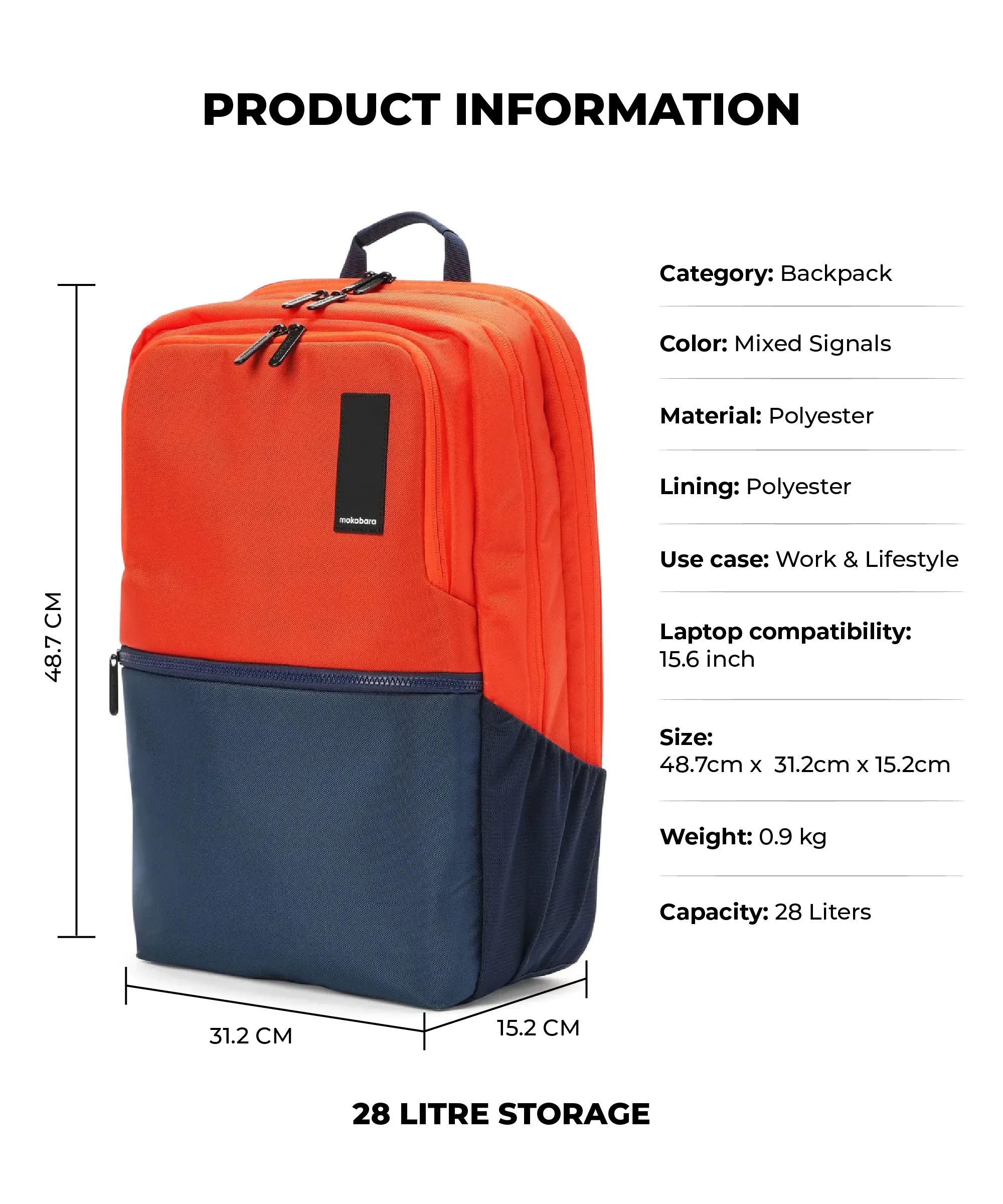Color_Mixed Signal | The Kaleido Backpack - 28L