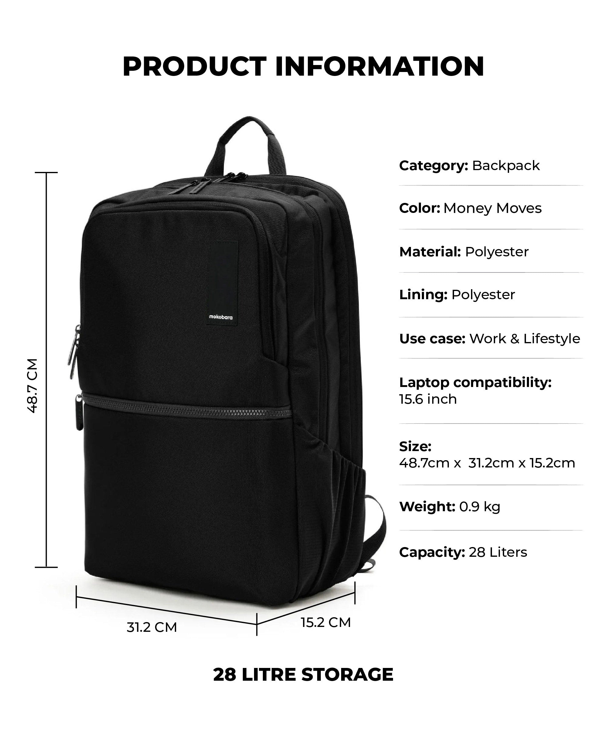 Color_Money Moves | The Kaleido Backpack - 28L