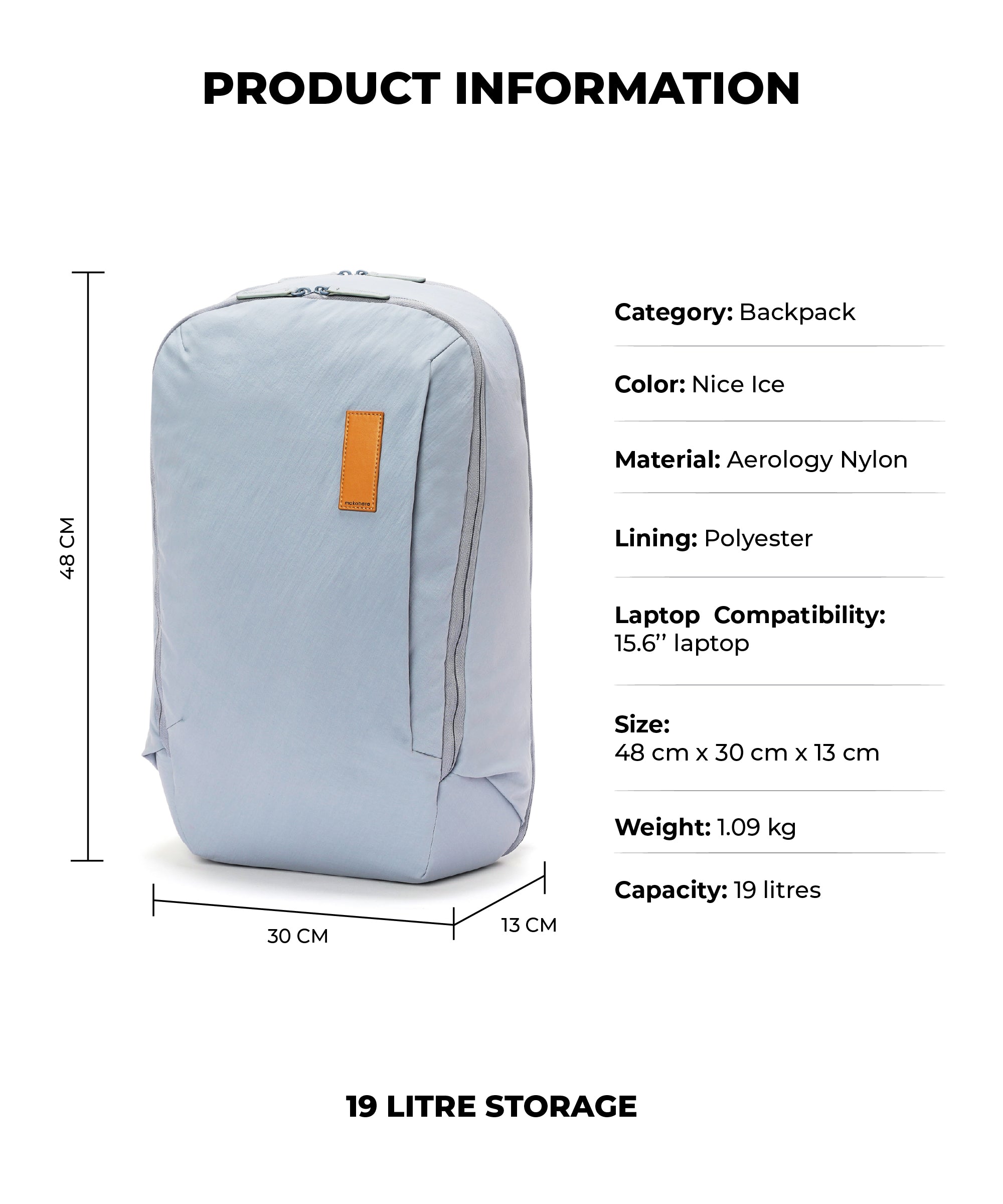 Color_Nice Ice | The Aisle backpack