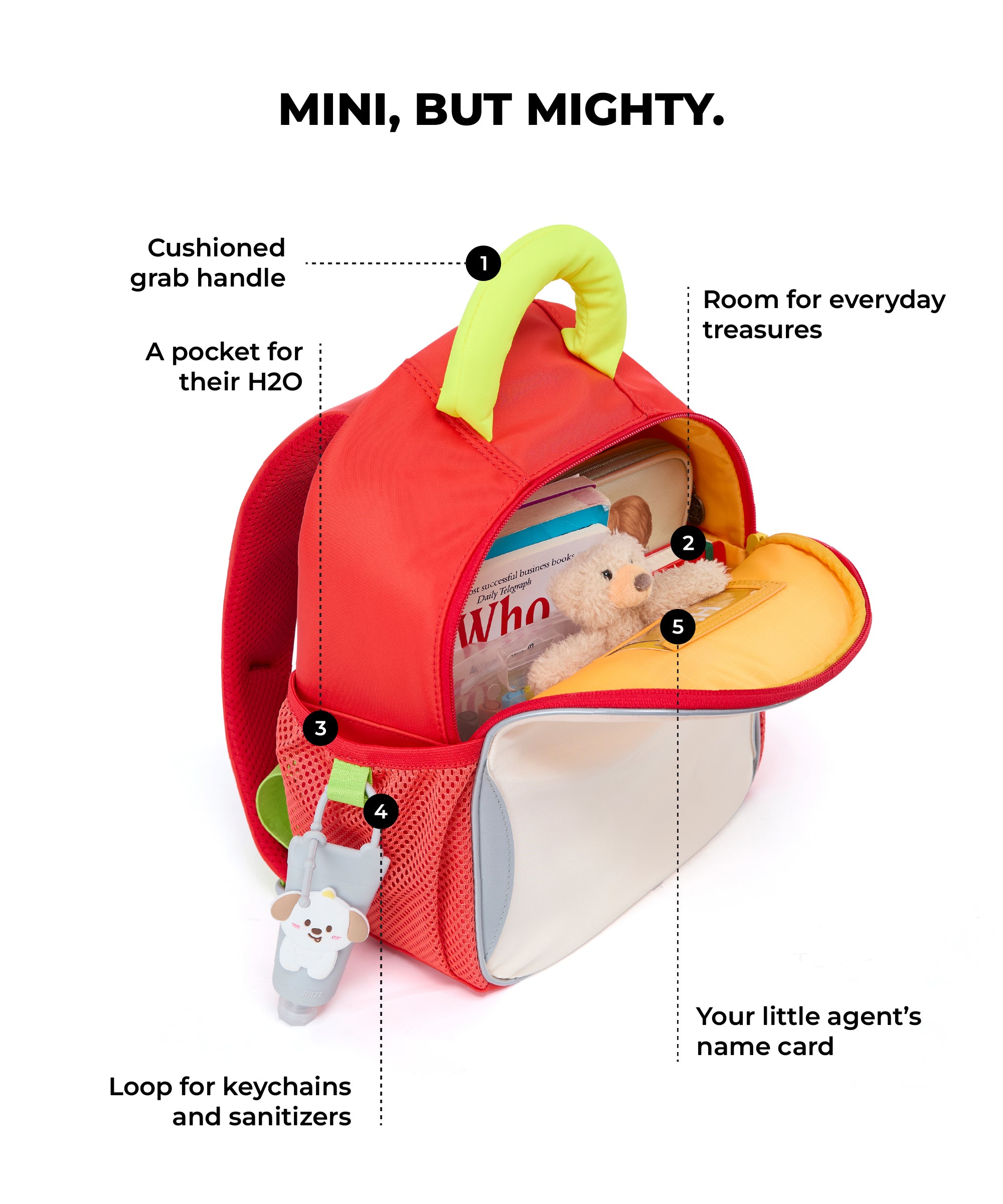 Color_Hot Shot | The Dim Sum Backpack - 10L