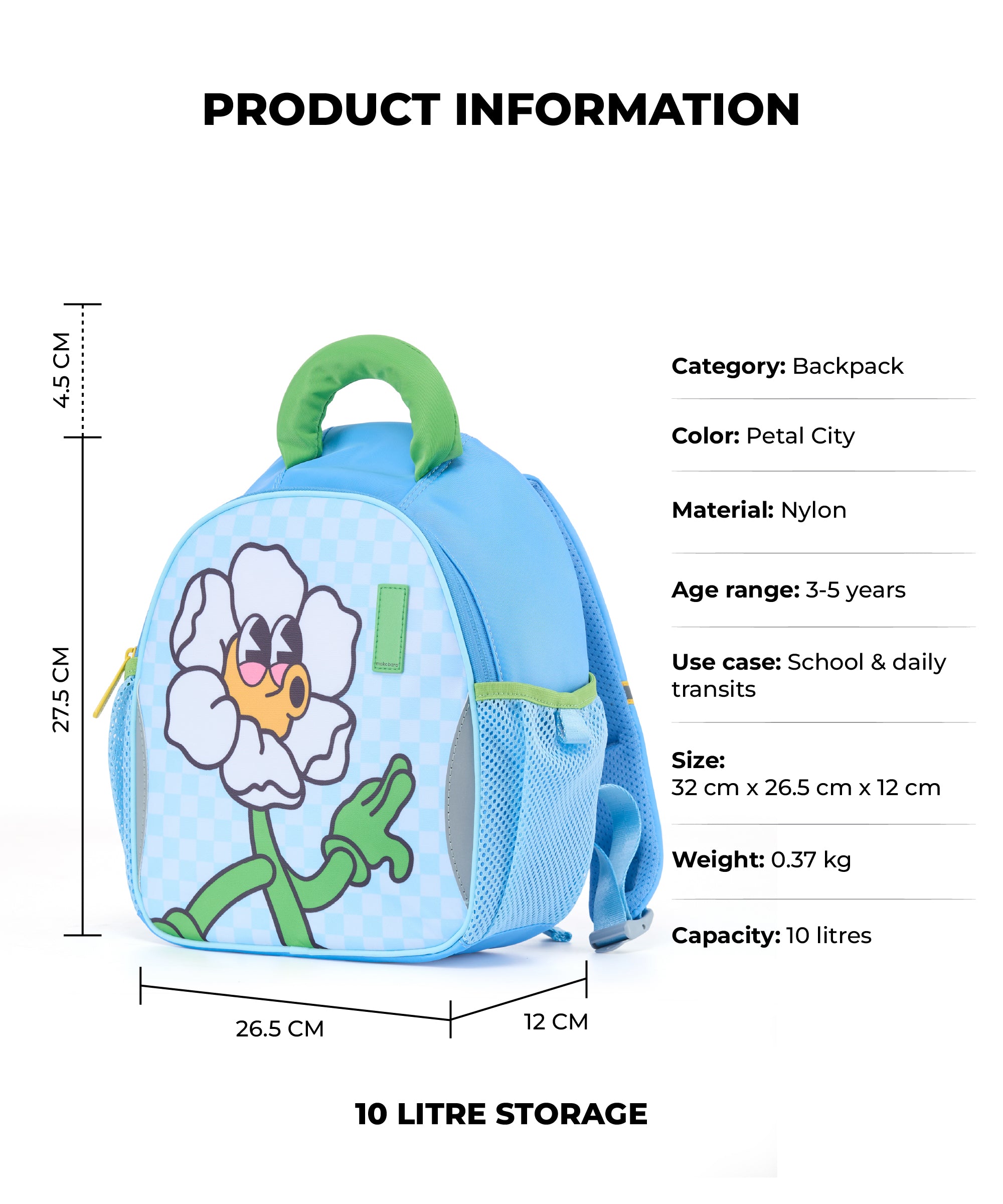 Color_Petal City | The Dim Sum Backpack - 10L