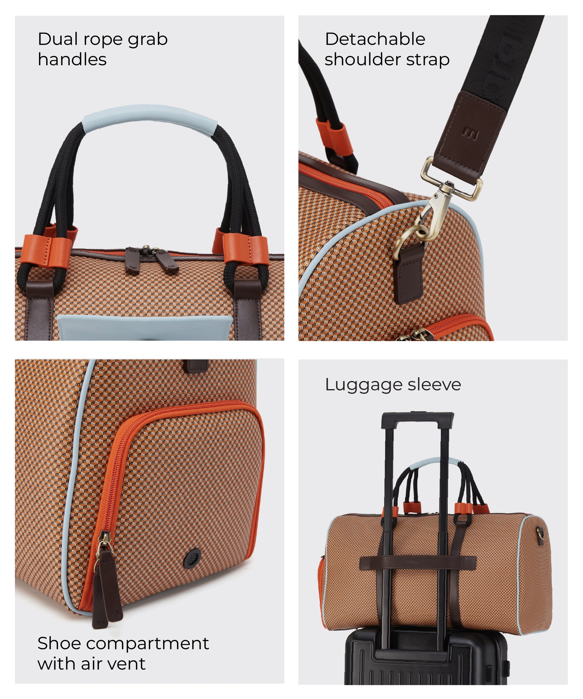 Color_Mokogram Tofu | The Heist Duffle