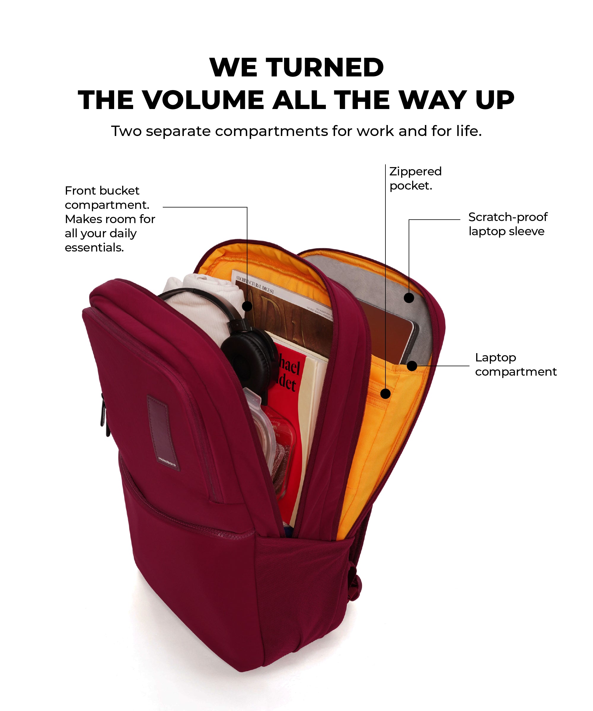 Color_Feeling Grapeful (plush) | The Kaleido Backpack - 28L