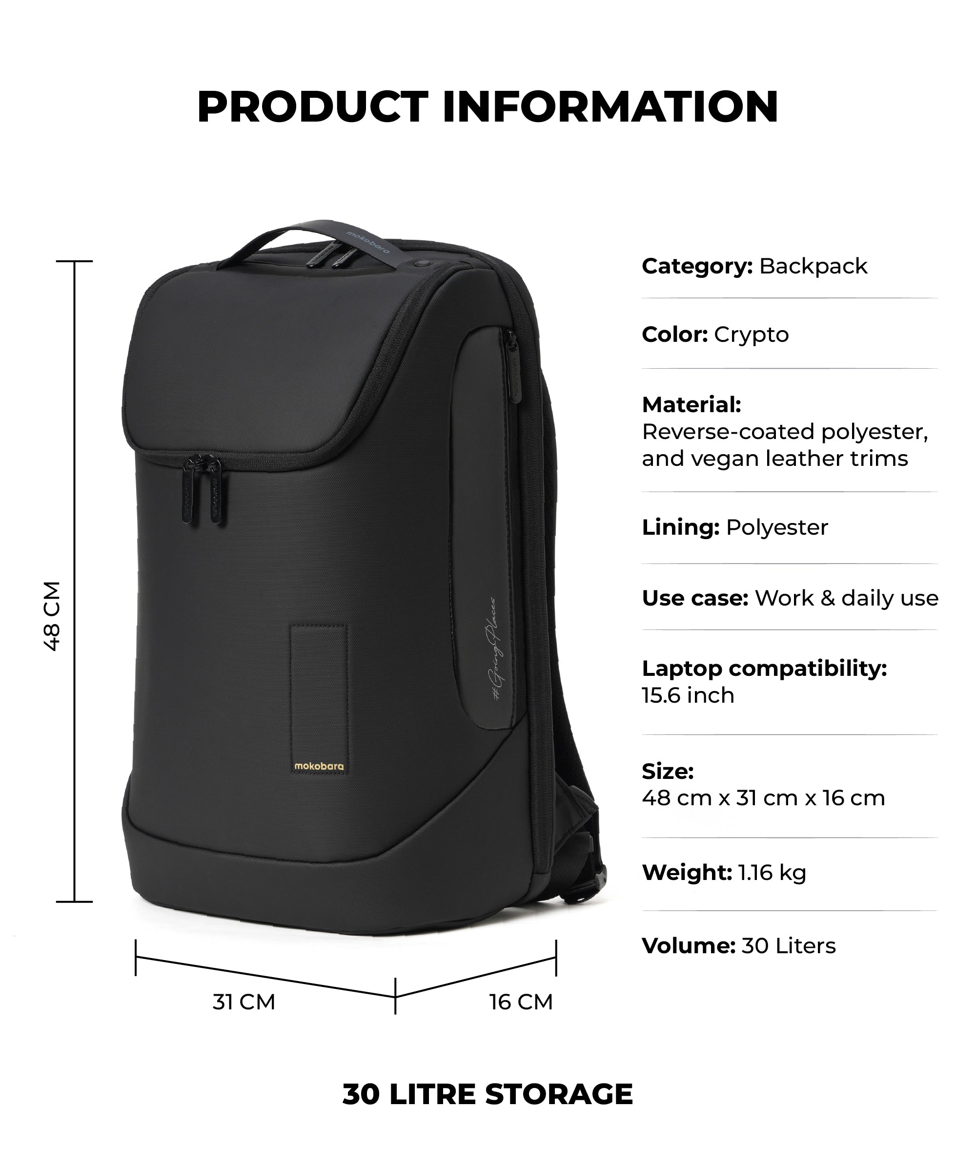 Color_Money Moves The Transit Backpack - 30L