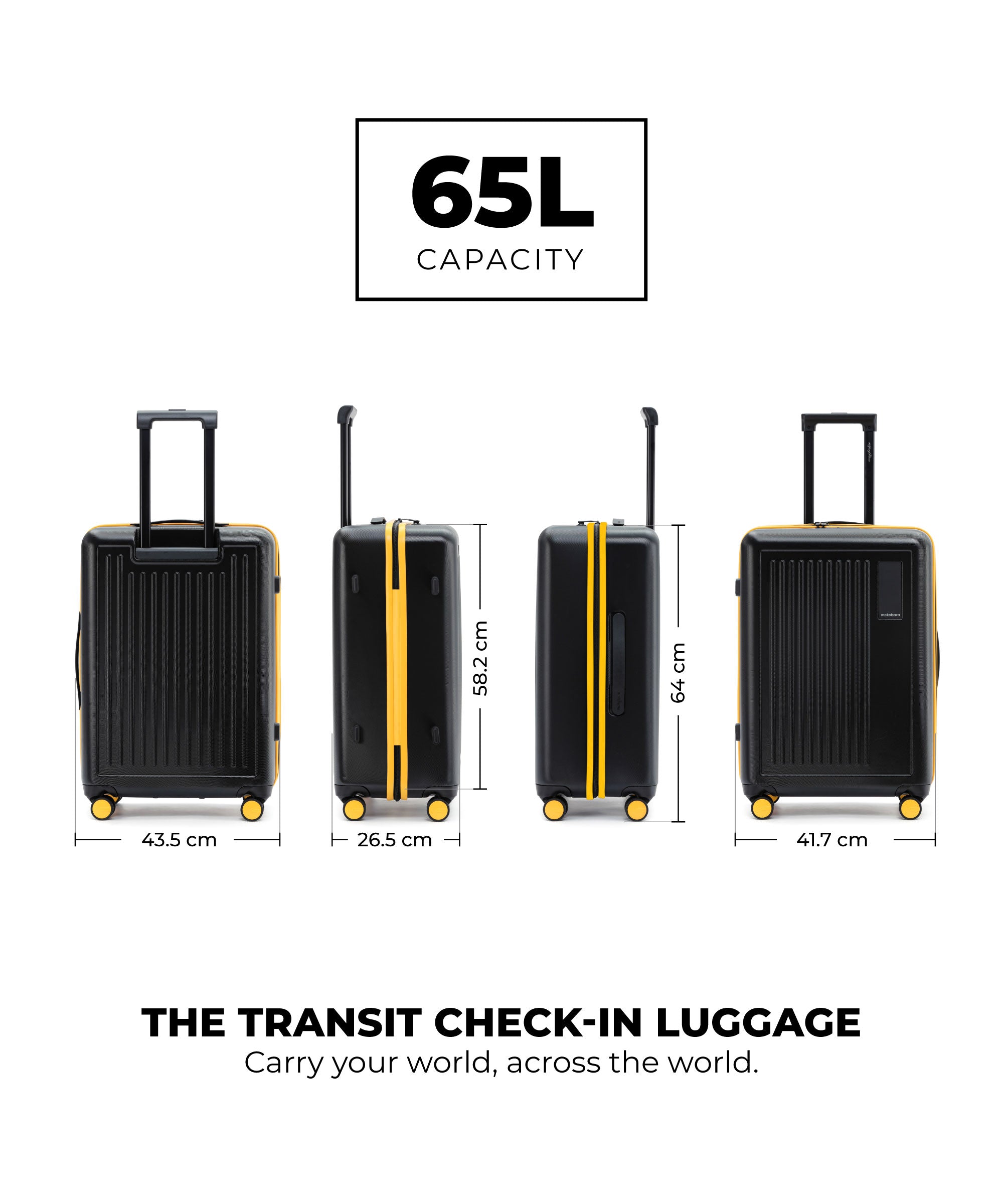 Color_Money Moves Sunray | The Transit Luggage - Check-in