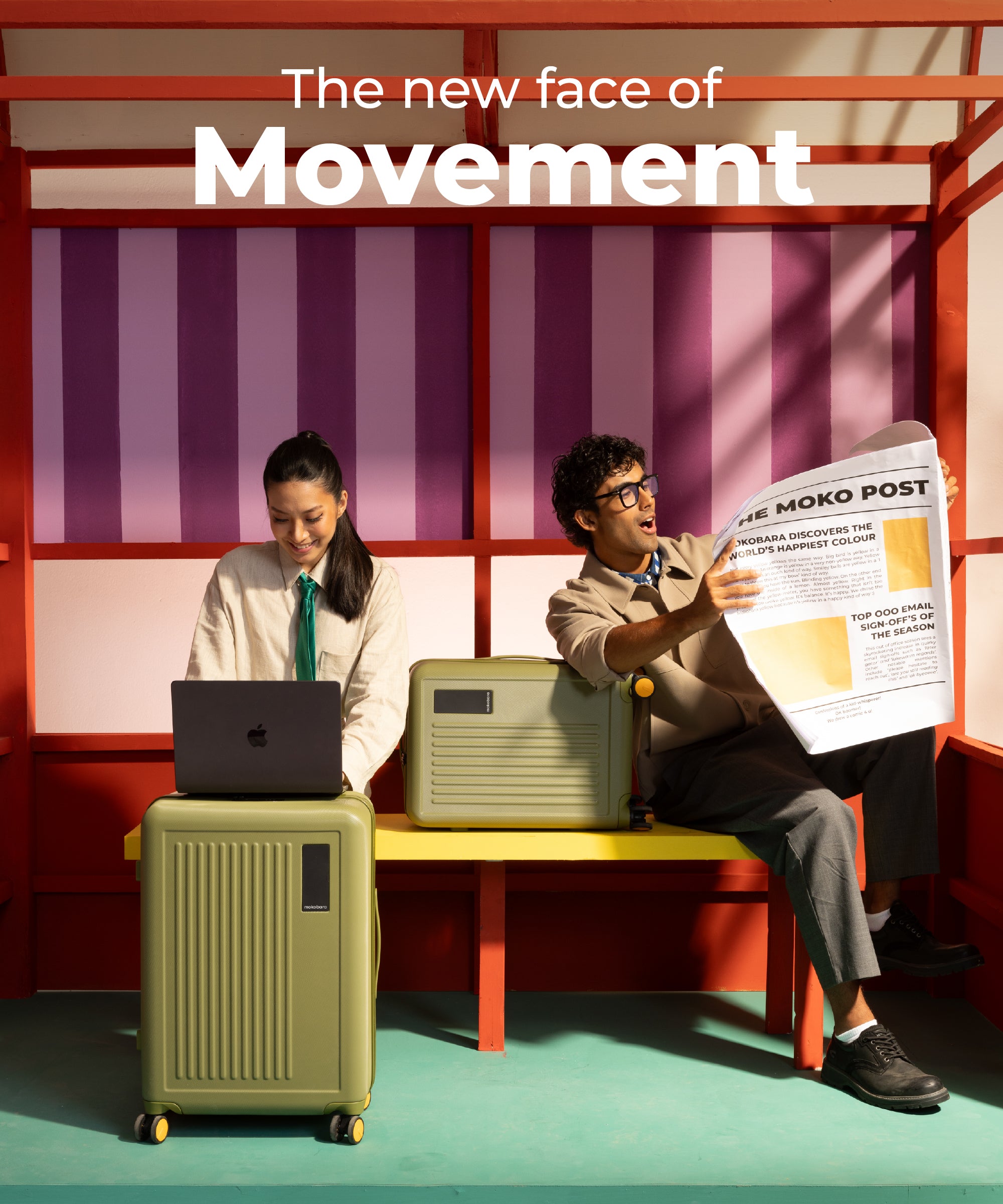 Color_So Matcha | The Transit Luggage - Set of 2