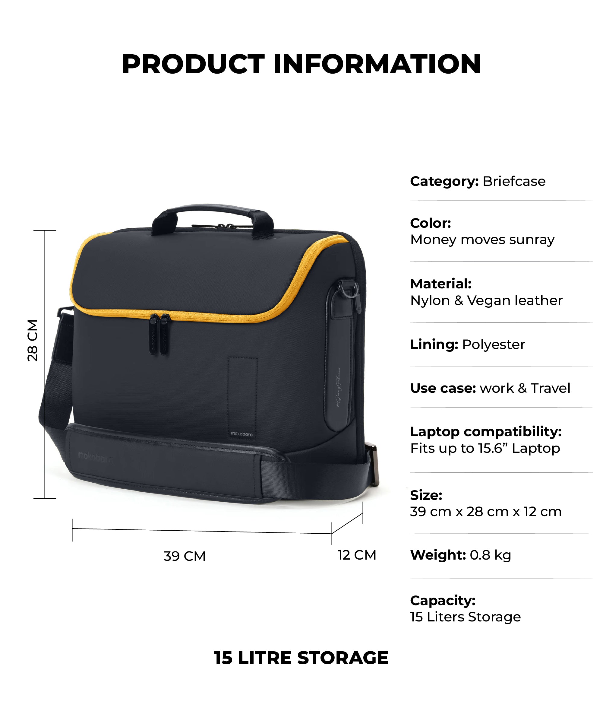 Color_Money Moves Sunray | The Transit Briefcase