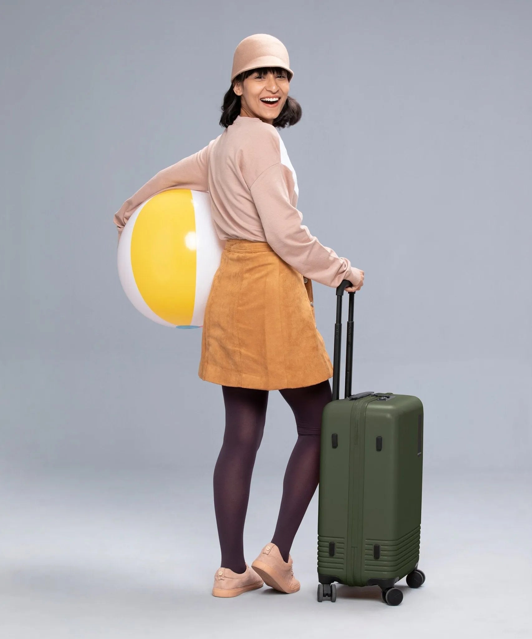 Color_Seaweed Green | The Set of 2 Luggage