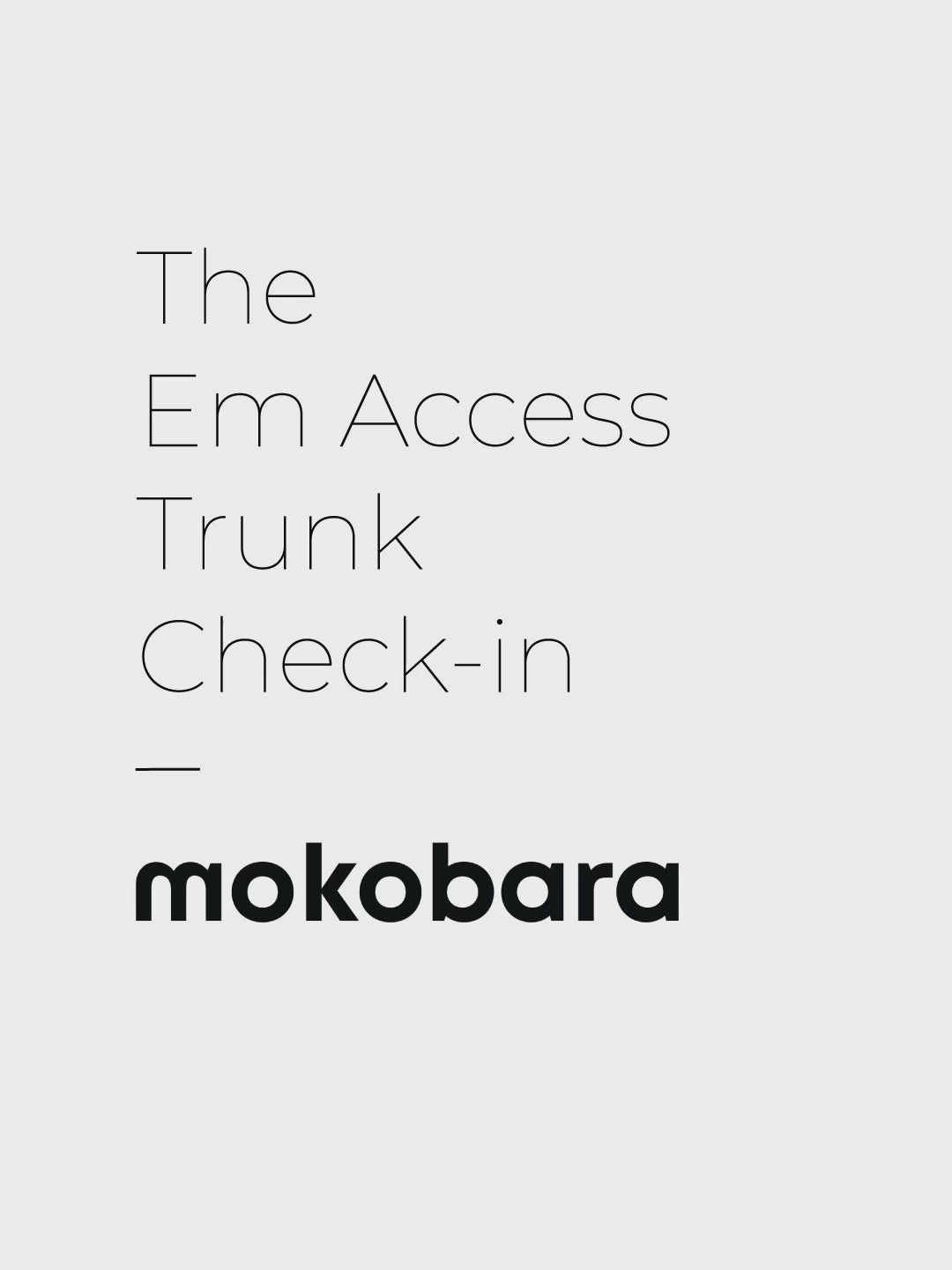 Color_Excuse Me | The Em Access Check-in