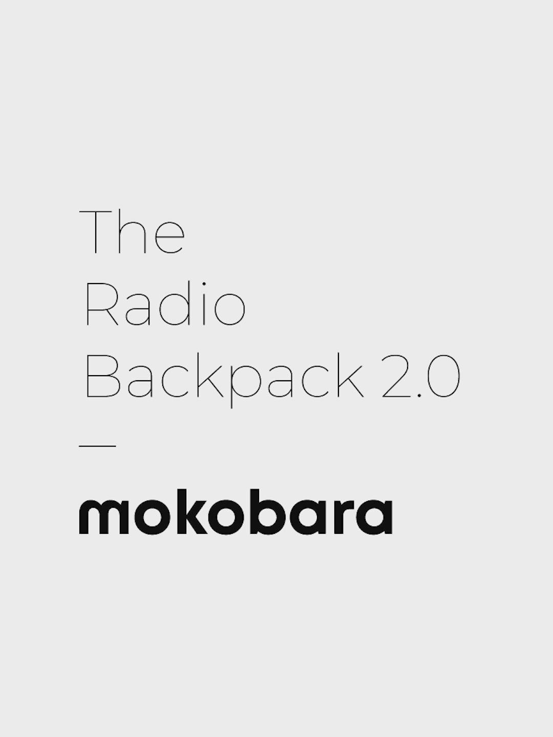Color_Crypto 2.0 | The Radio Backpack