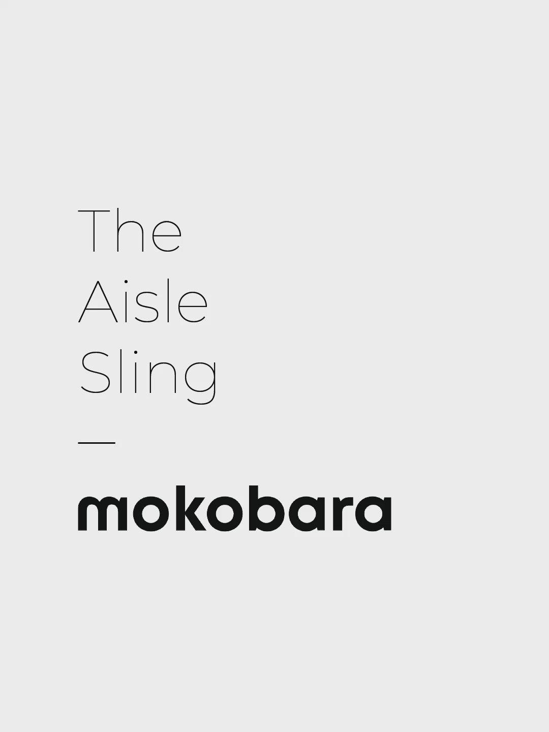 Color_Forest | The Aisle Sling