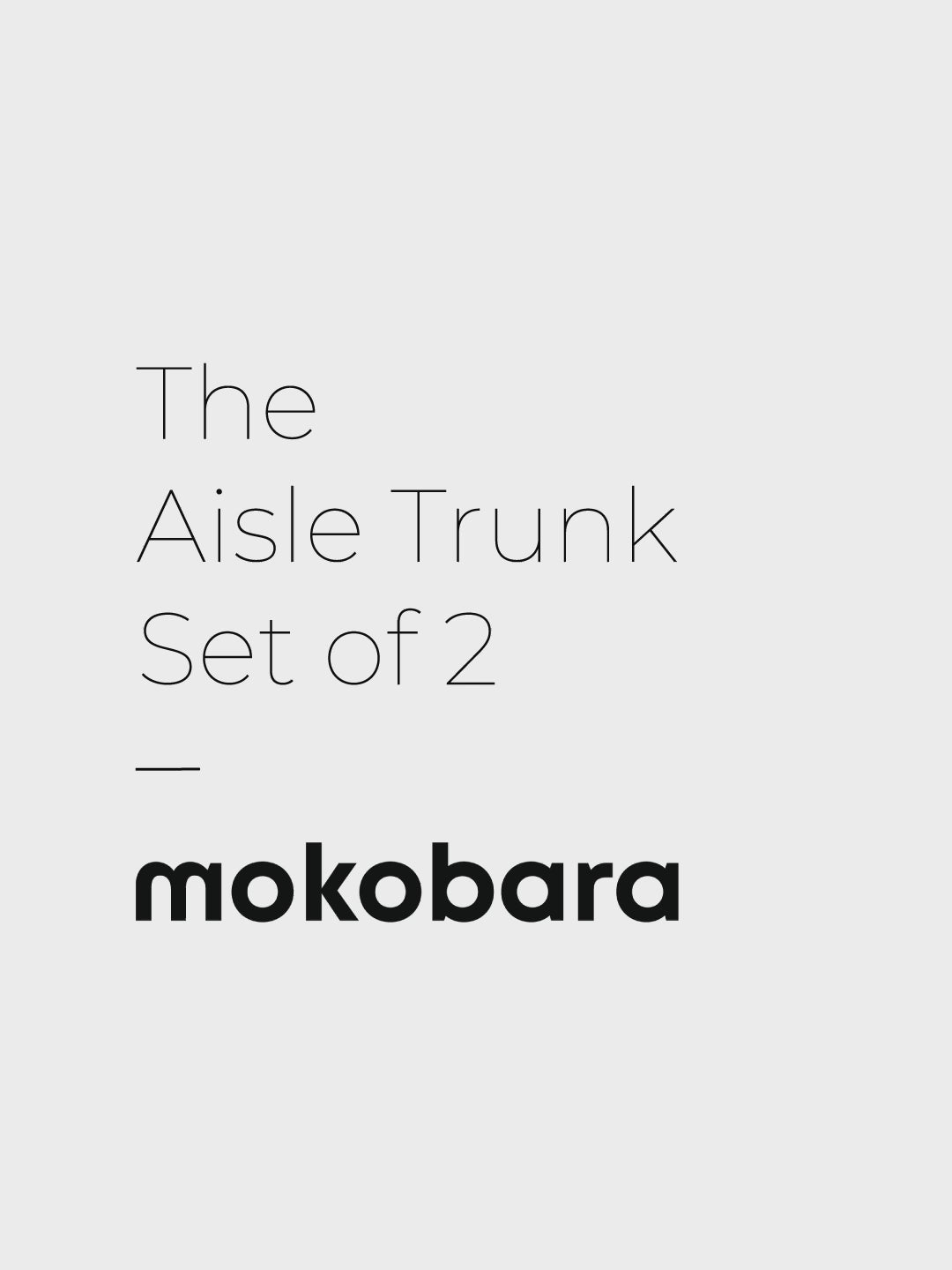 Color_Homegrown | The Aisle Trunk set of 2