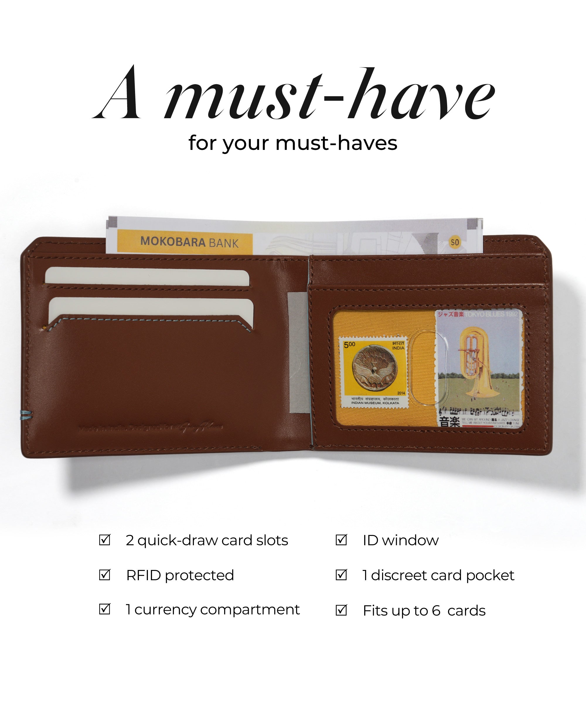 Color_ Tan Lines | The slim wallet