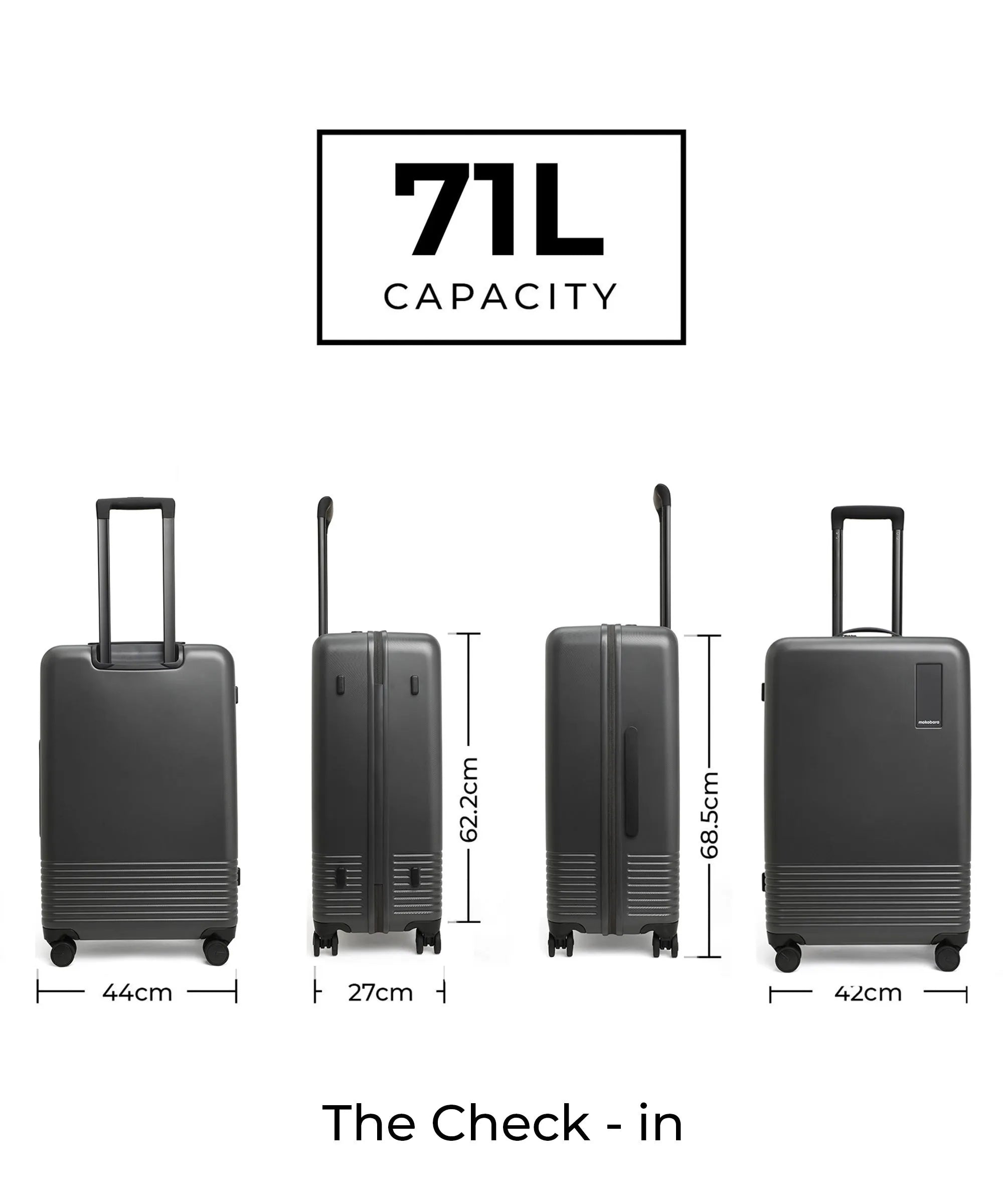 Color_Silhouette | Set of 2 Luggage