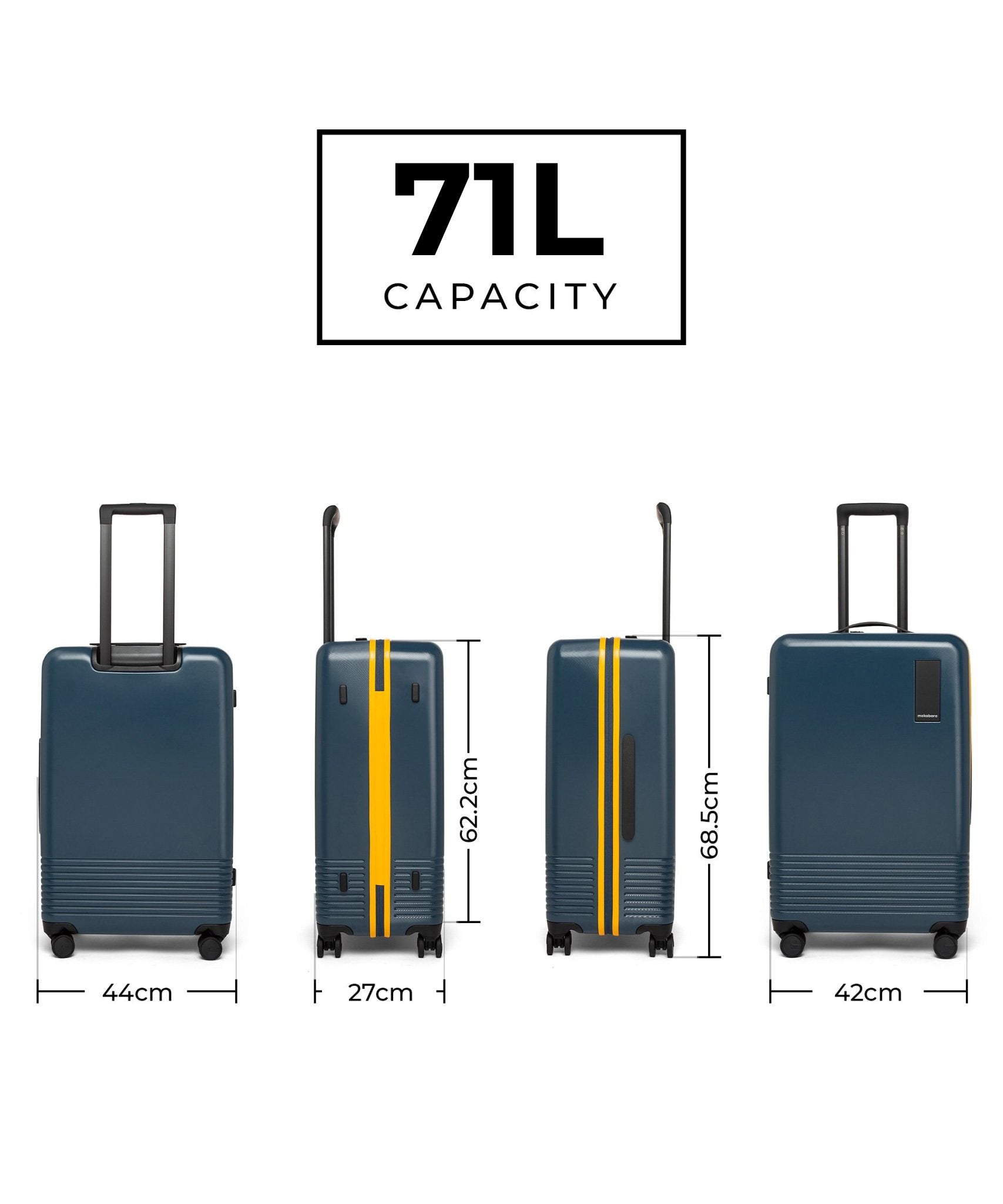 Color_Ocean Sunray | The Set of 3 Luggage