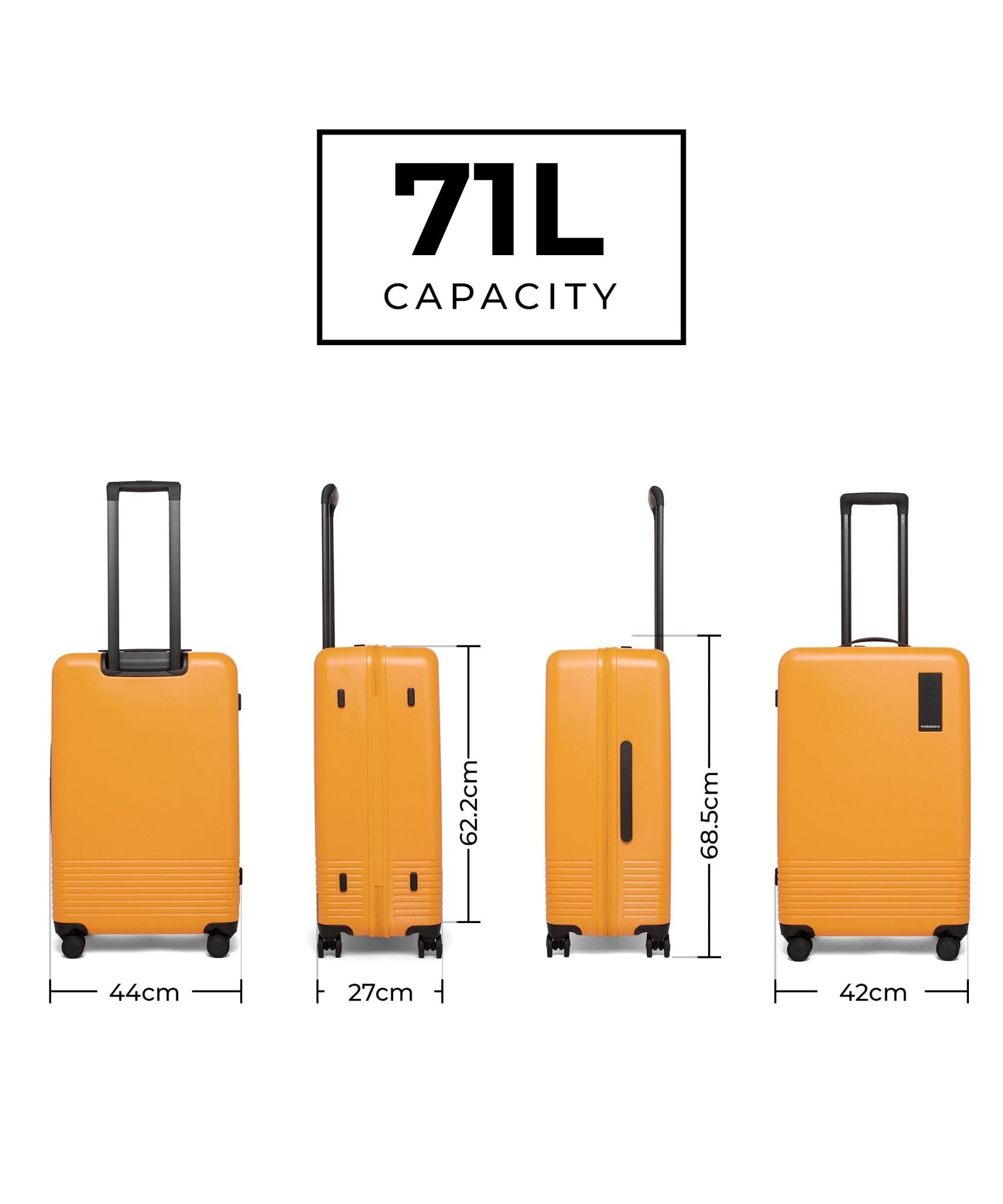 Color_Sunnyside Yellow | Set of 3 Luggage