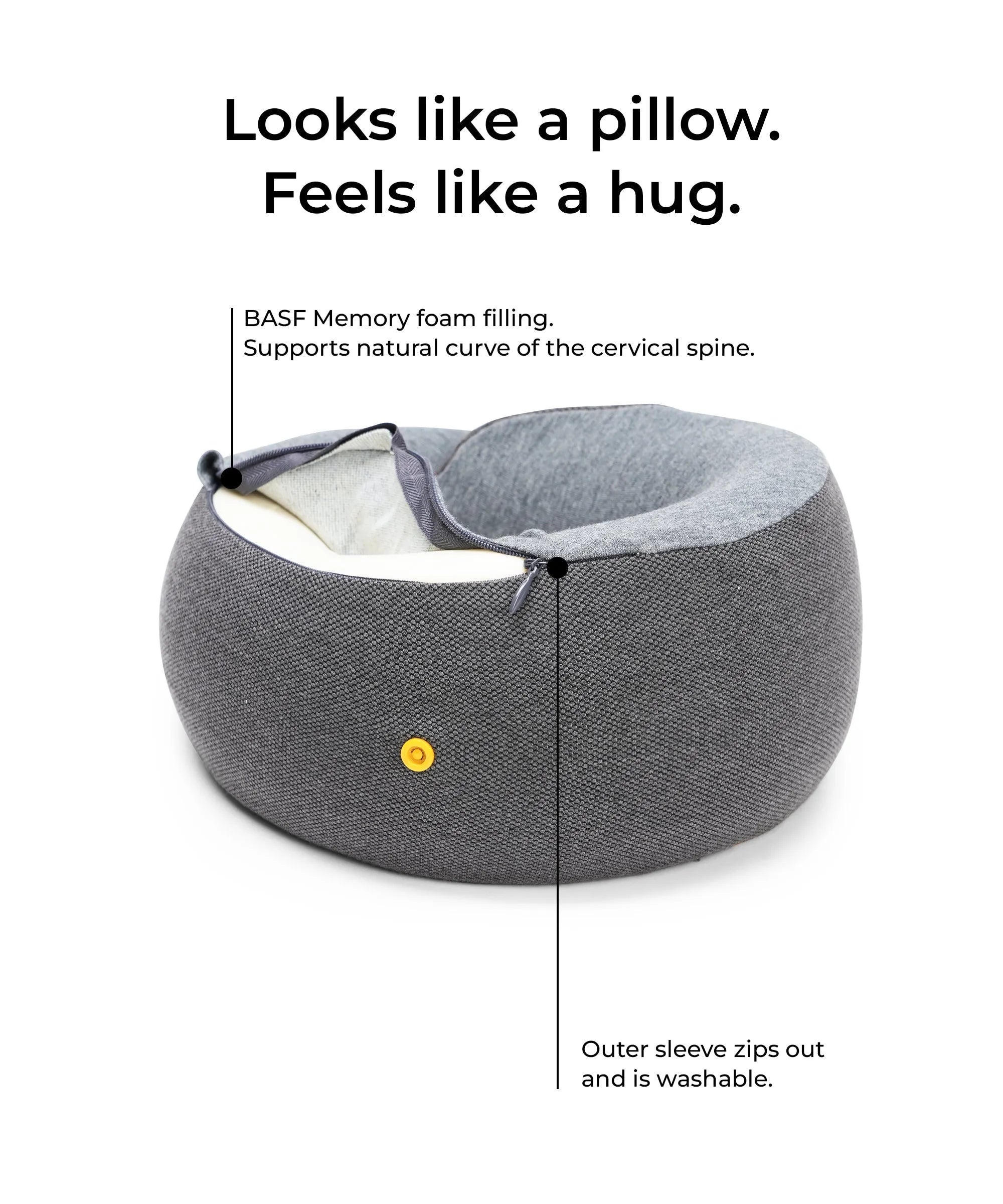 Color_Seize the Grey | The Travel Pillow