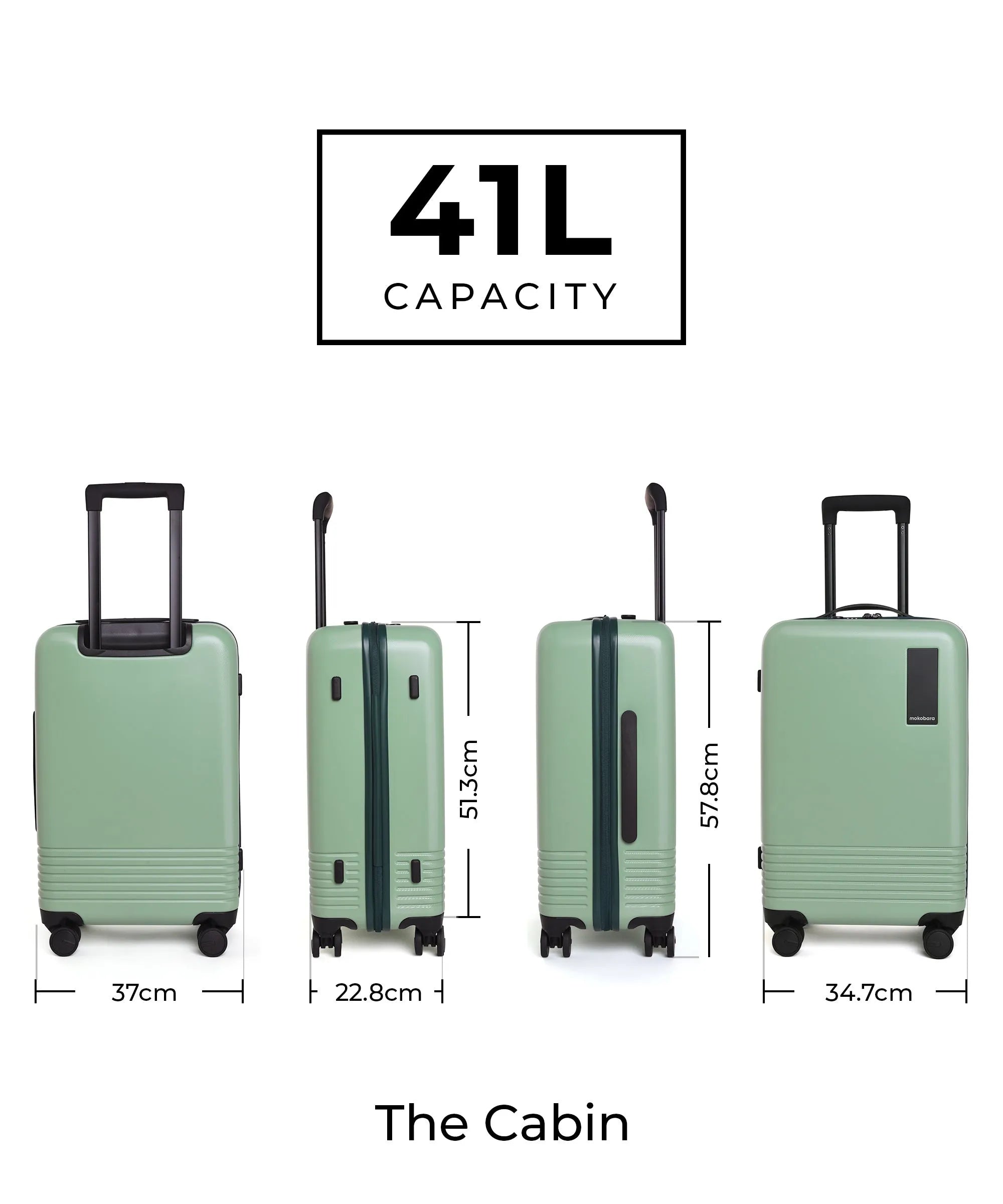 Color_Timeless Greenray (Limited Edition) | The Set of 2 Luggage
