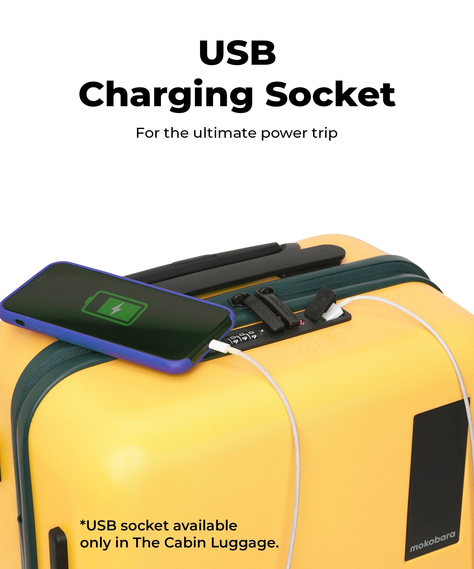 Color_Happy Green | The Set of 2 Luggage