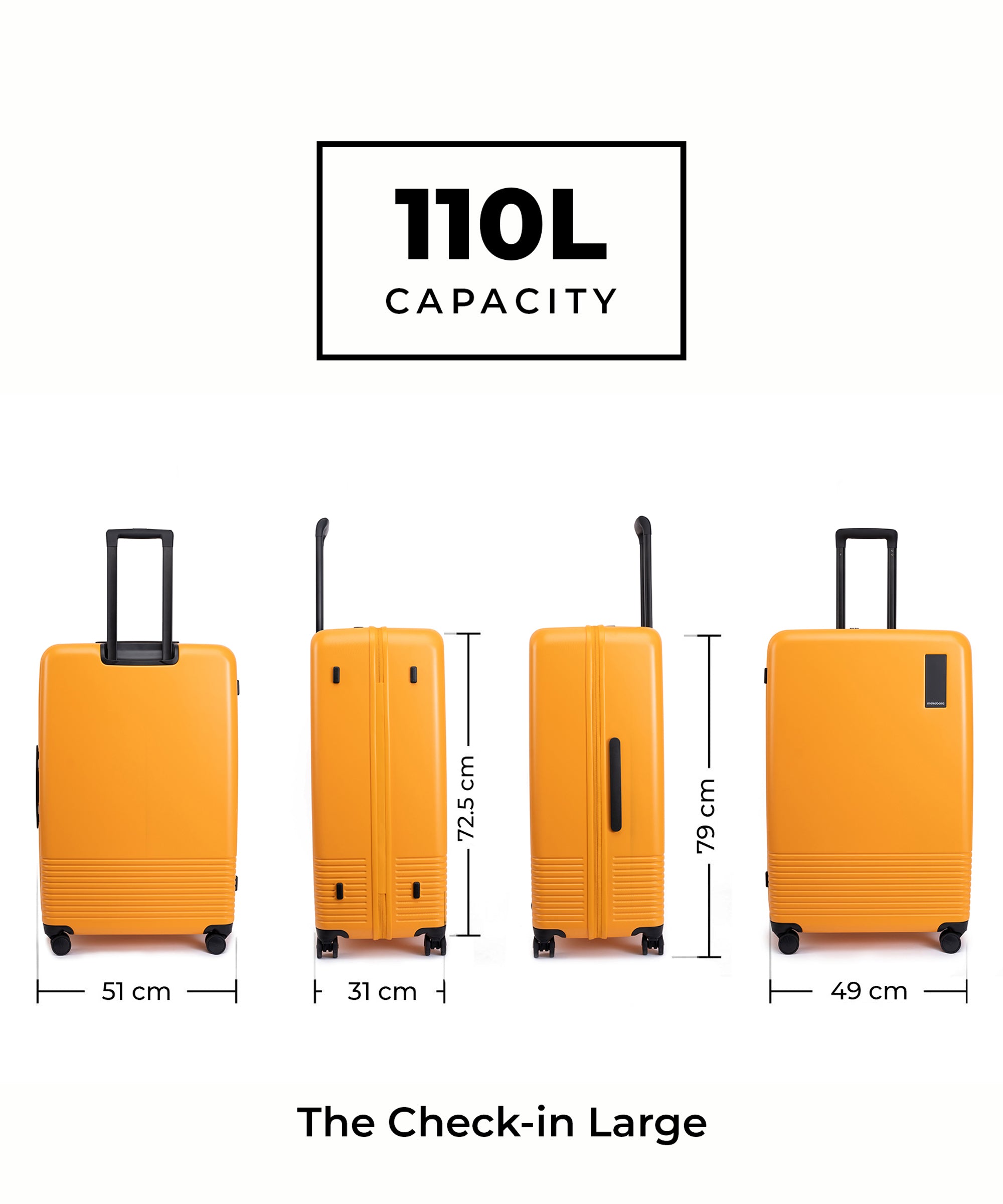 Color_Sunnyside Yellow | The Set of 3 Luggage
