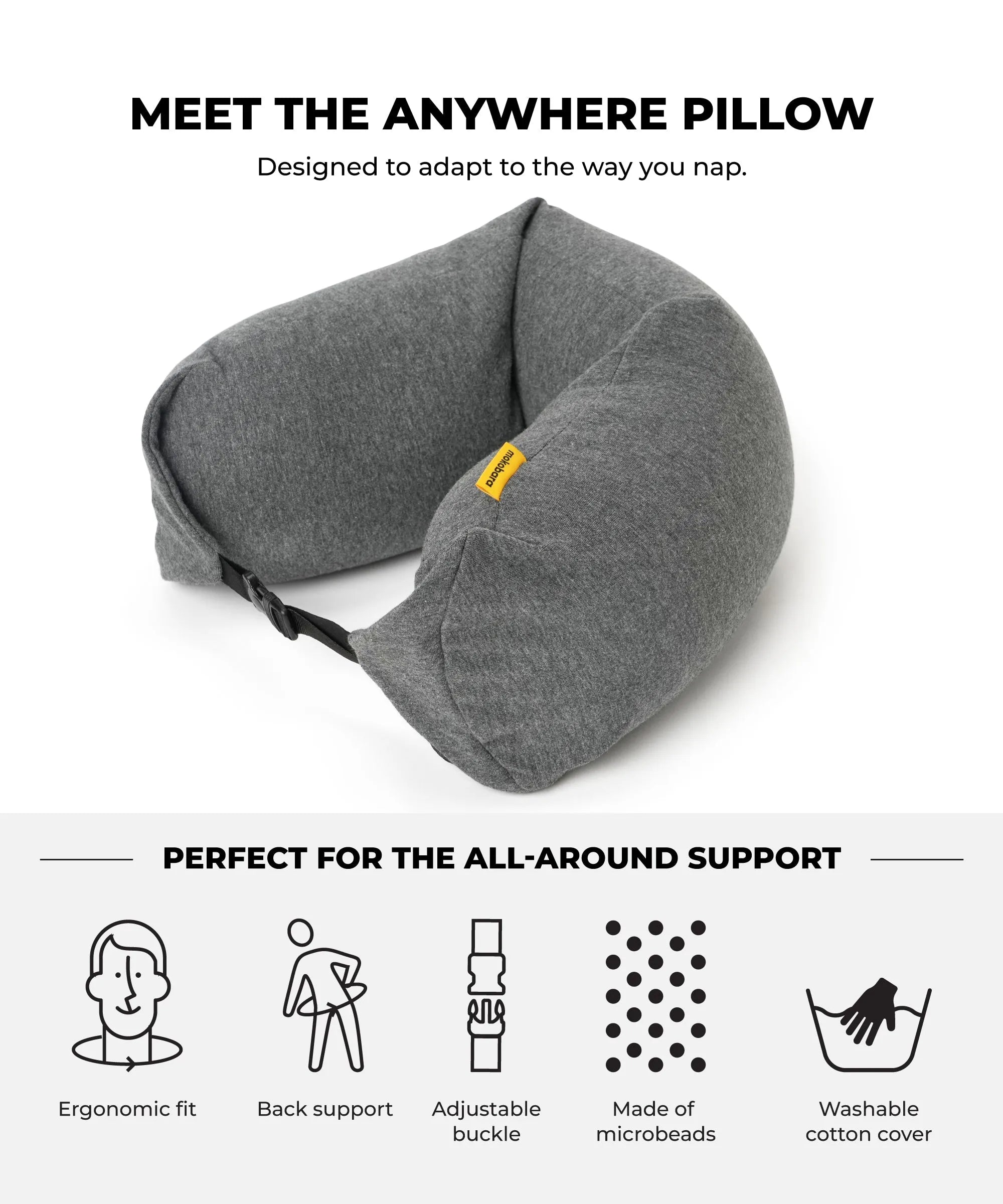 Color_No Signal | The Anywhere Pillow