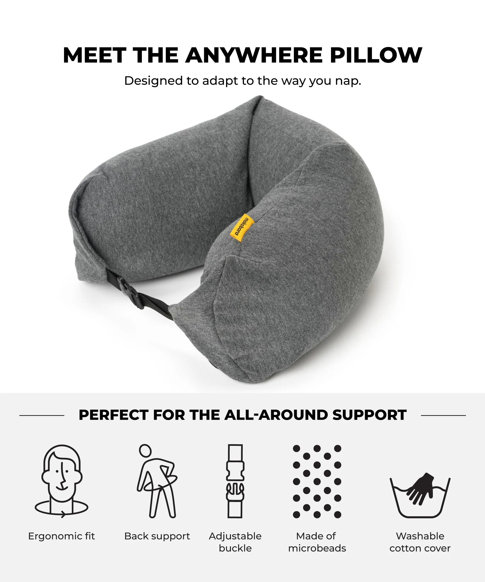 Color_No Signal | The Anywhere Pillow 