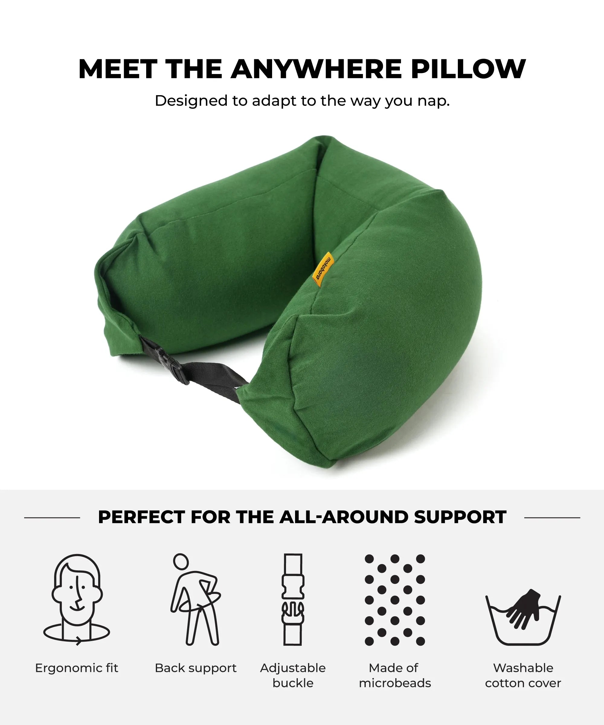 Color_Rainforest | The Anywhere Pillow 
