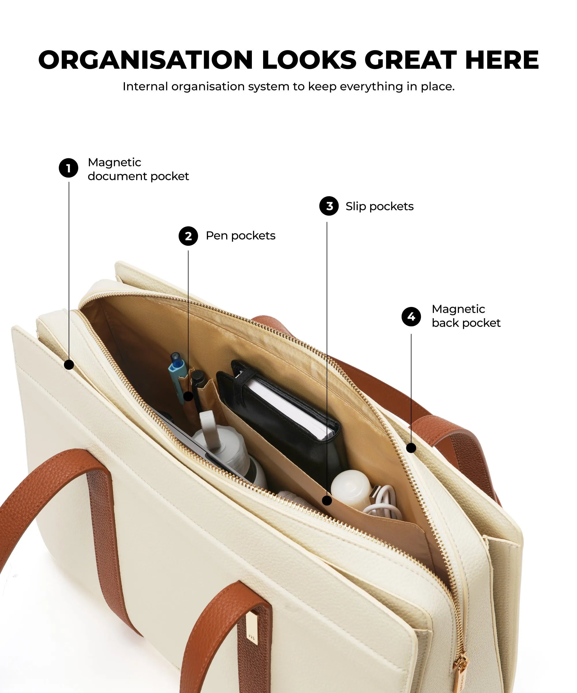 Color_Coconut Cream 2.0 | The Celeste Tote