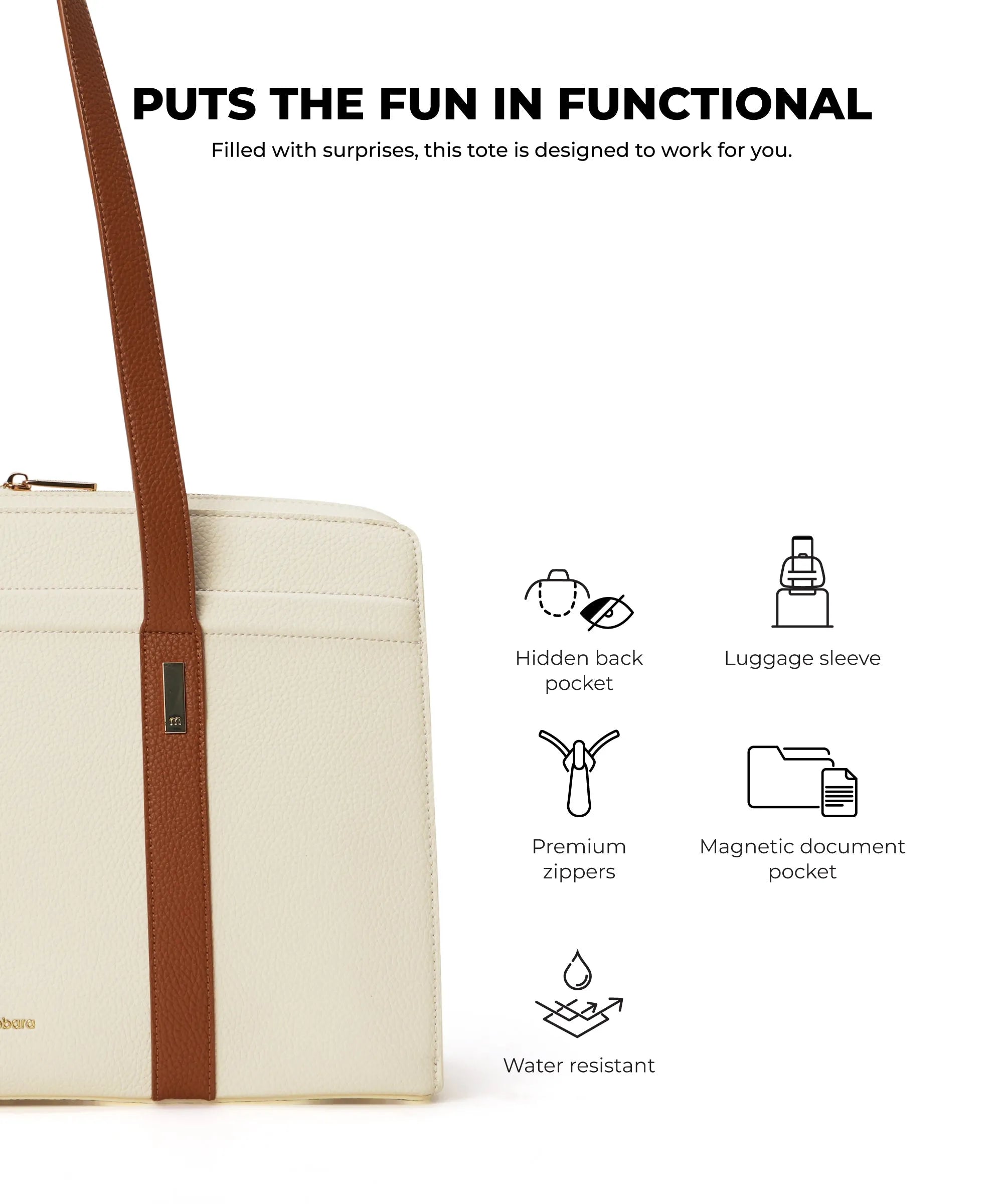 Color_Coconut Cream 2.0 | The Celeste Tote