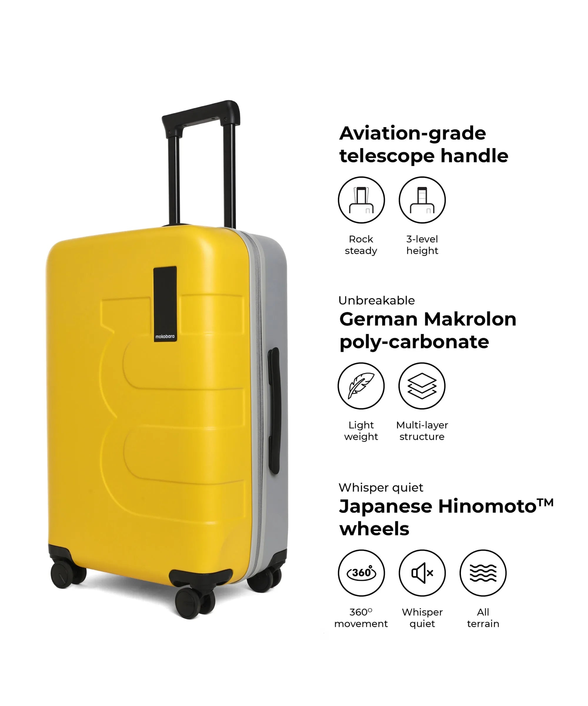 Color_Stir Sunshine (Limited Edition) | The Em Check-In Luggage