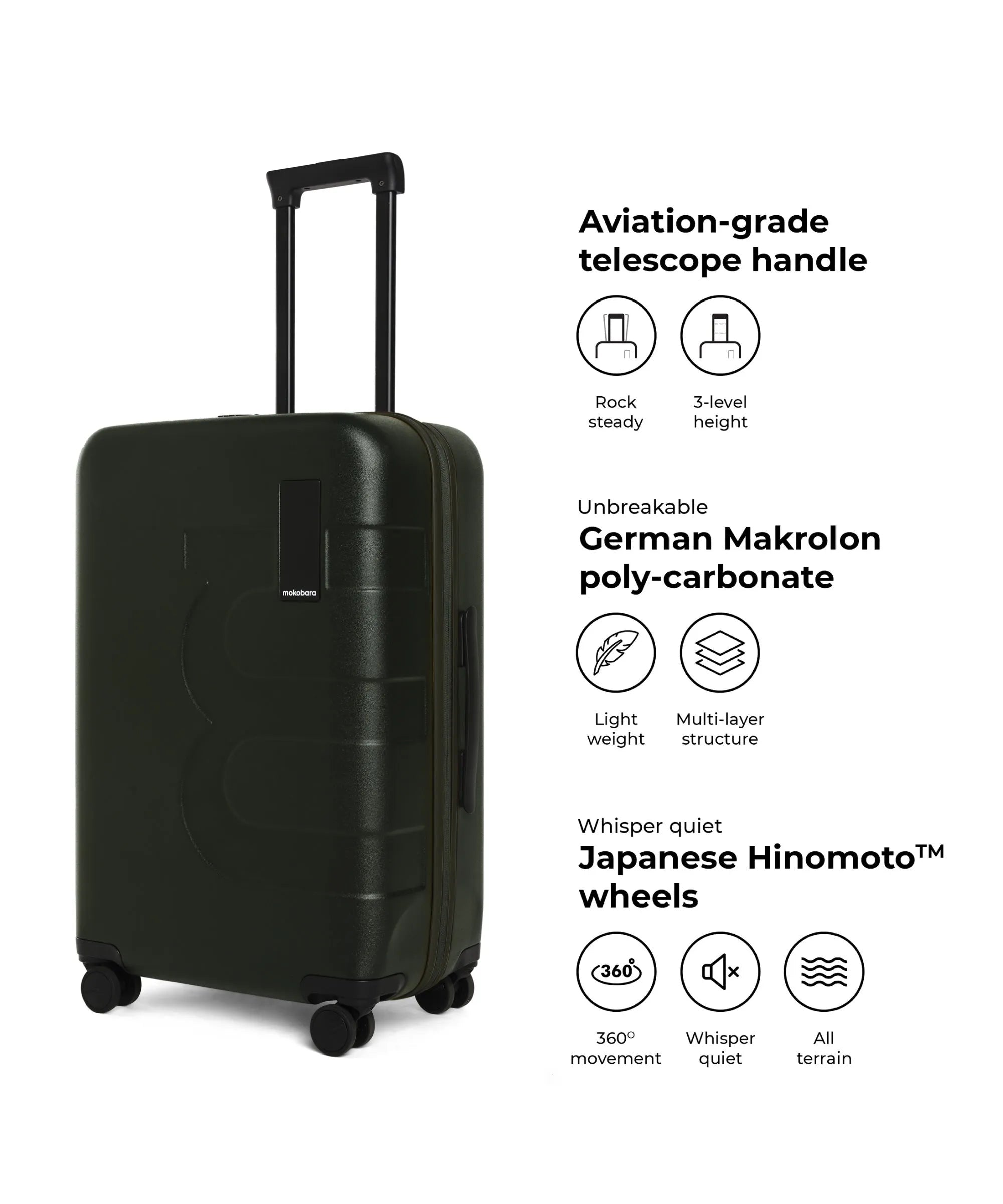 Color_4AM Forest | The Em Check-In Luggage