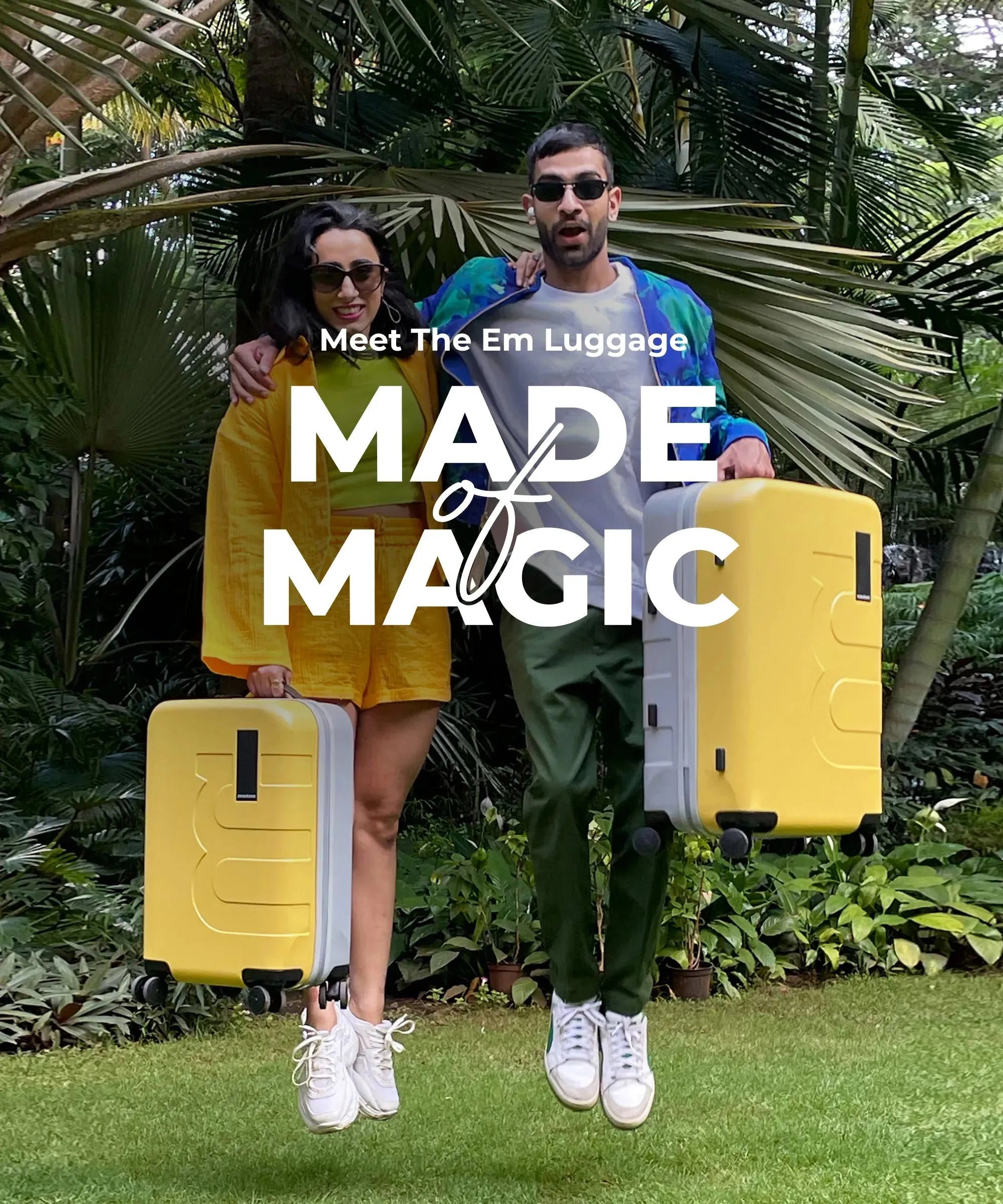 Color_Stir Sunshine (Limited Edition) | The Em Set of 2 Luggage