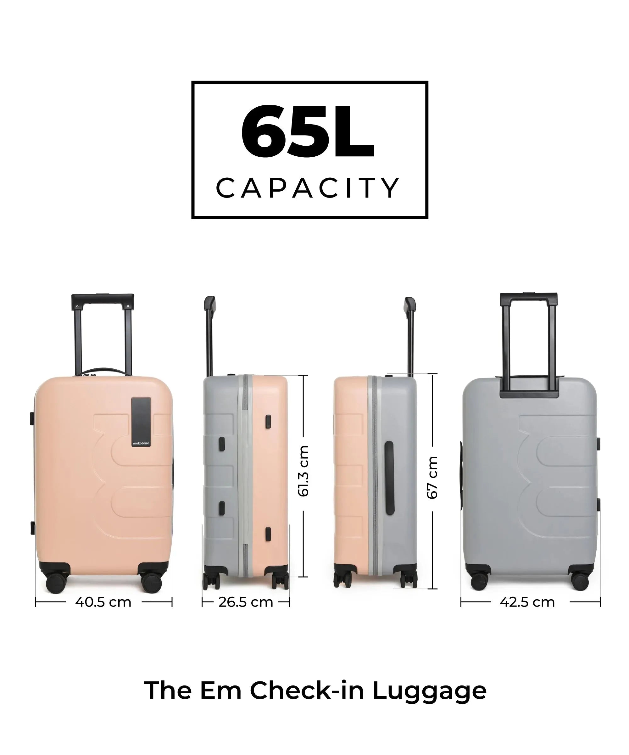 Color_Modern Love (Limited Edition) | The Em Set of 2 Luggage