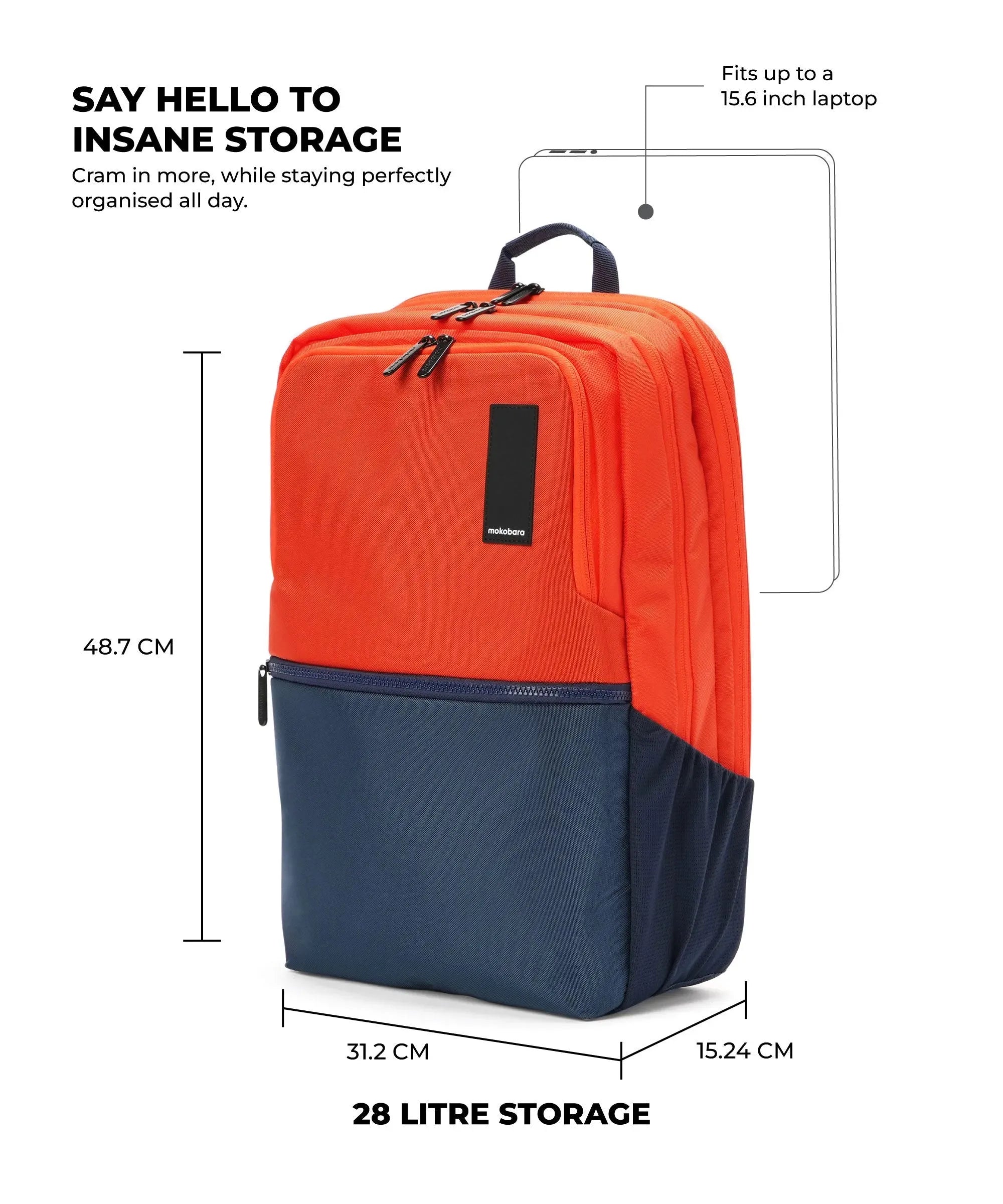 Color_Mixed Signal | The Kaleido Backpack - 28L