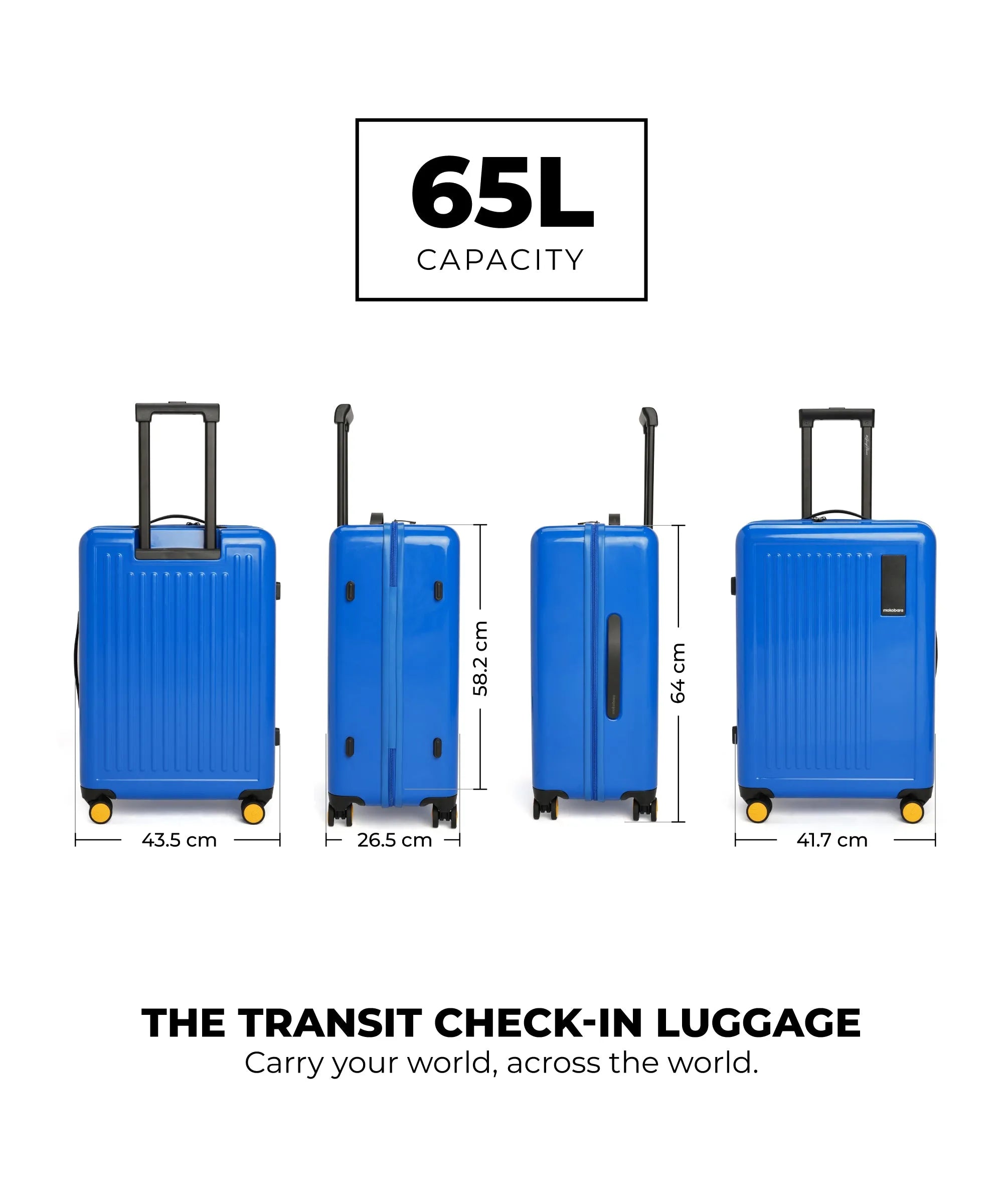 Color_Maximalist Blue (Gloss Edition) | The Transit Luggage - Check-in