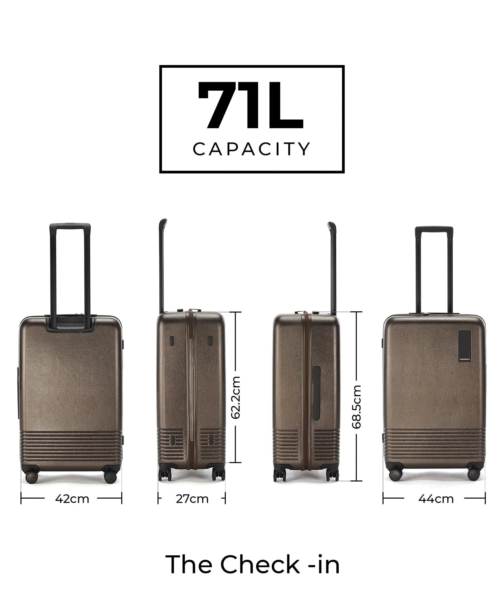 Color_Money Moves Sunray (Limited Edition) | The Set of 2 Luggage