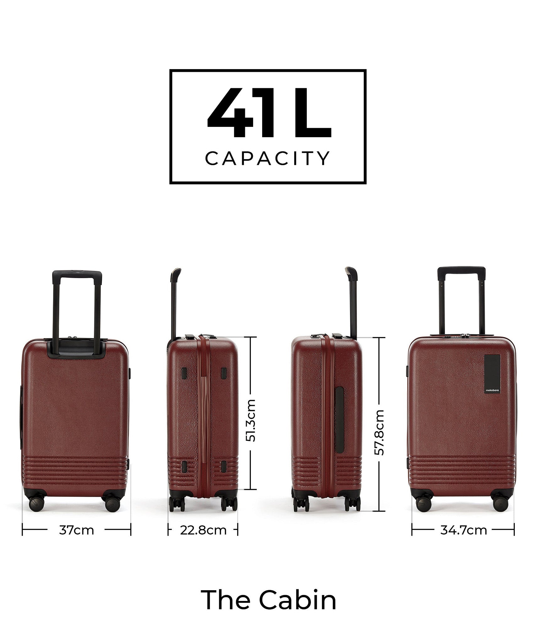 Color_Million Dollar | The Set of 3 Luggage