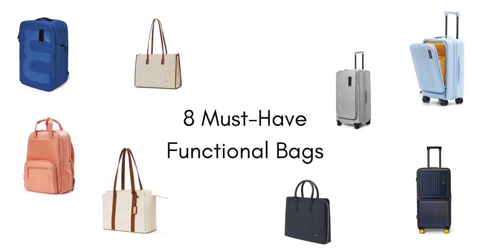 8 Must have functional bags