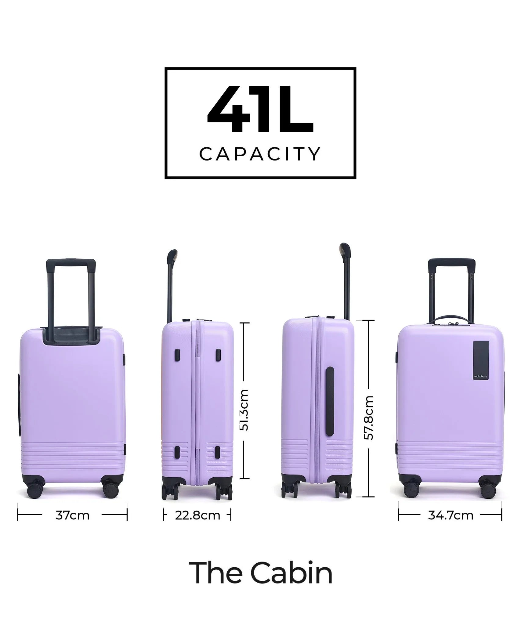 The Cabin Luggage Bags Trolley Bag For Ladies Mokobara