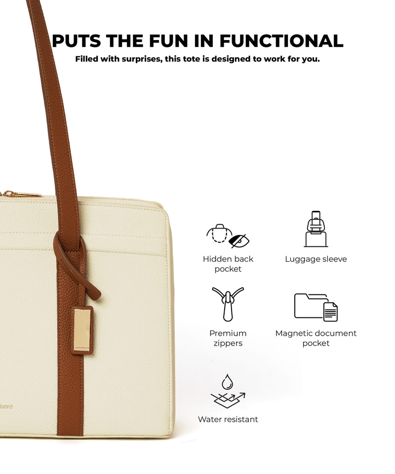 Color_Coconut Cream | The Celeste Tote