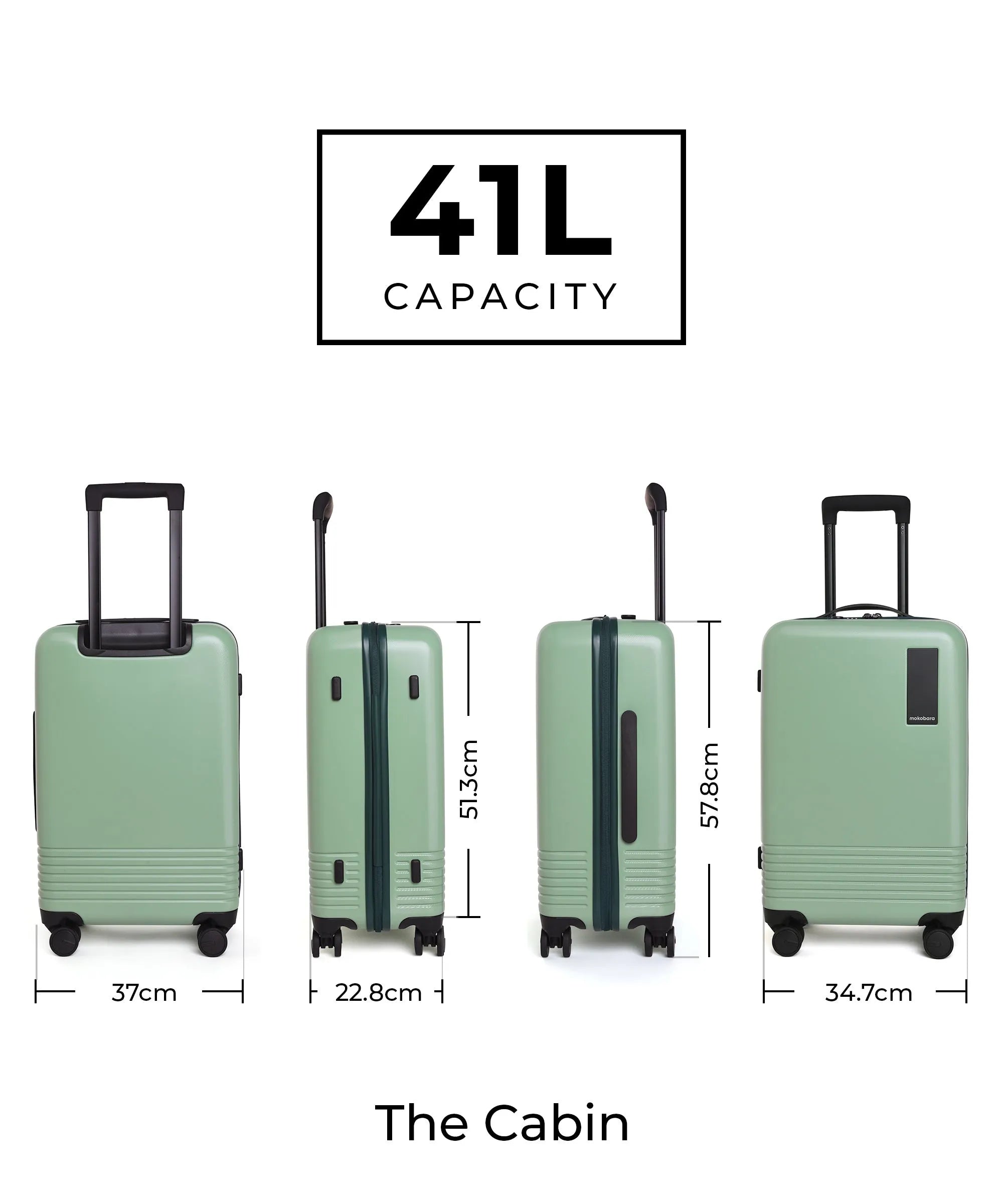 Color_Timeless Greenray (Limited Edition) | The Cabin Luggage