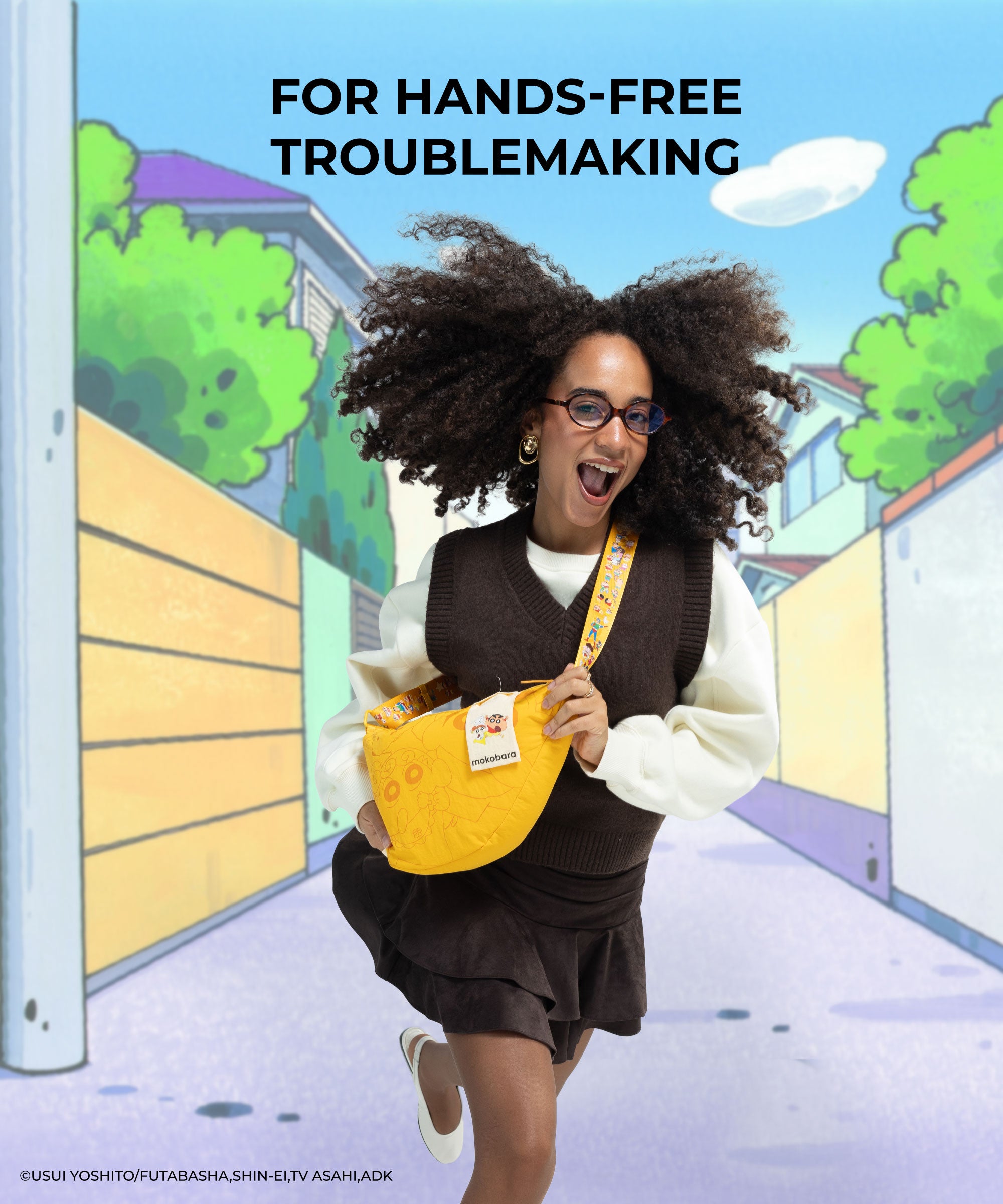 Color_Made mom mad | The Moko_x_Shinchan_ Aisle Crossbody
