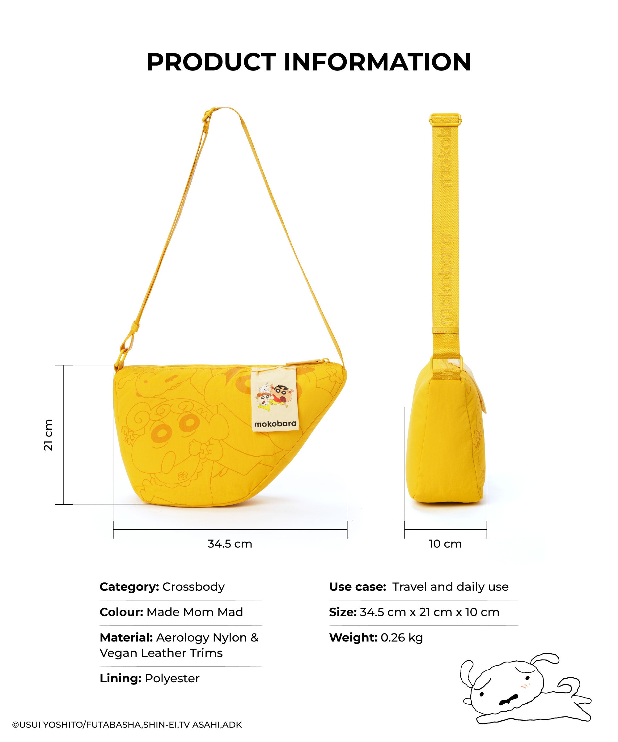 Color_Made mom mad | The Moko_x_Shinchan_ Aisle Crossbody
