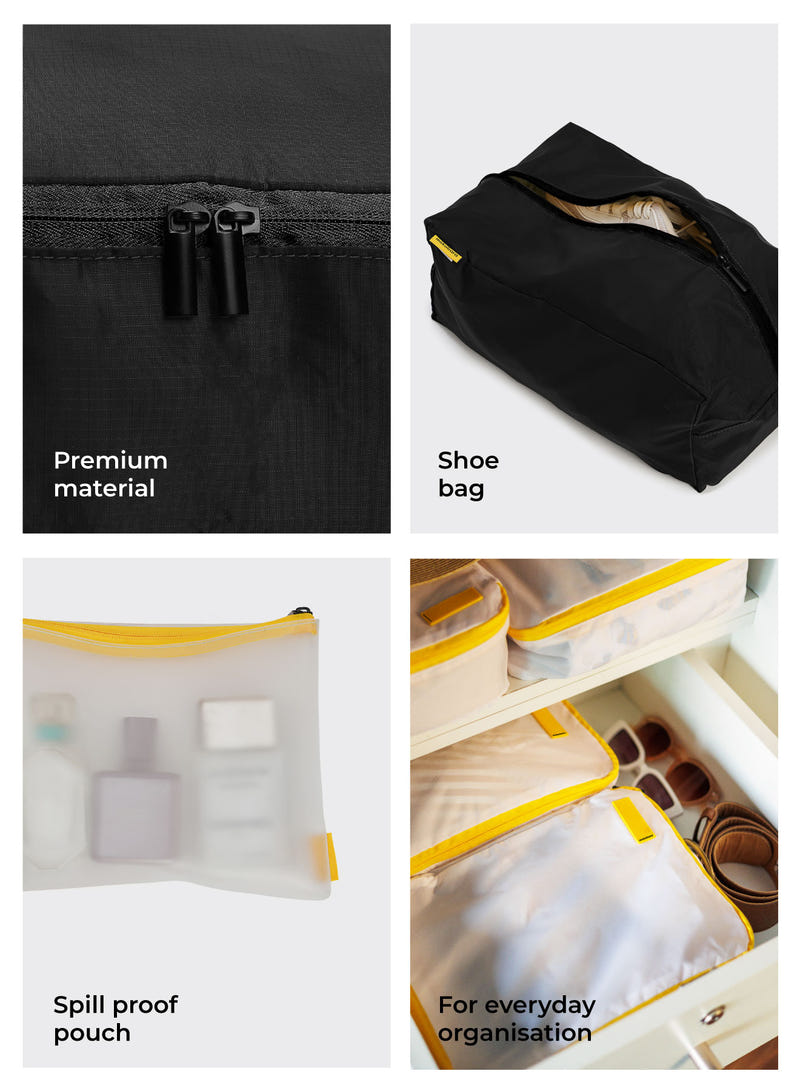 Color_Money Moves | The Packing Cubes (Set of 6)