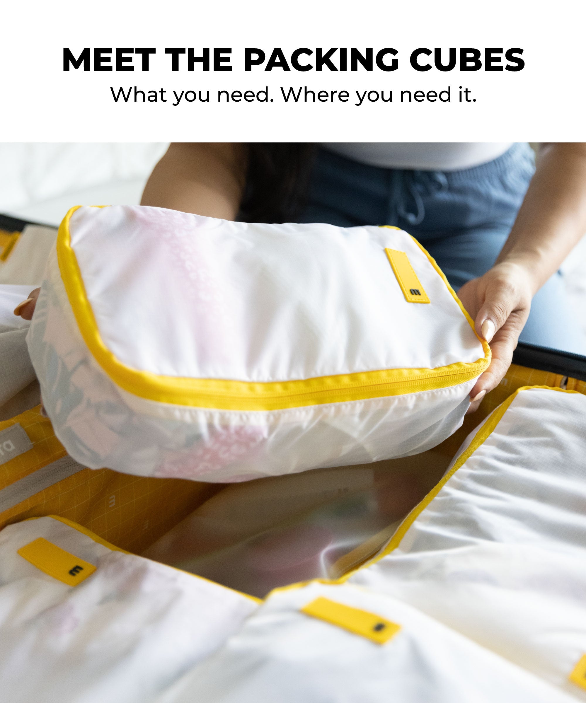 Color_Homegrown Sunray | The Packing Cubes (Set of 4)